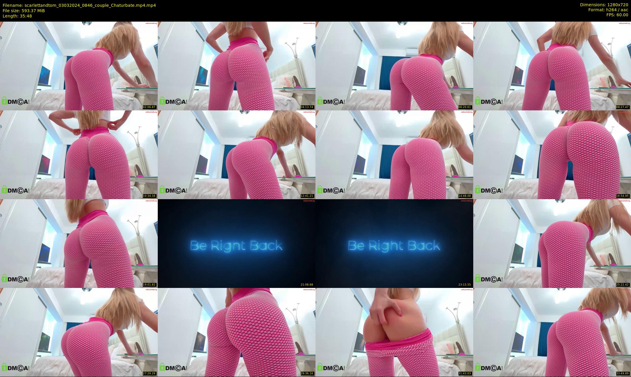 scarlettandtom — 36 minute Chaturbate couple cam show recording, 720p, Mar 3, 2024