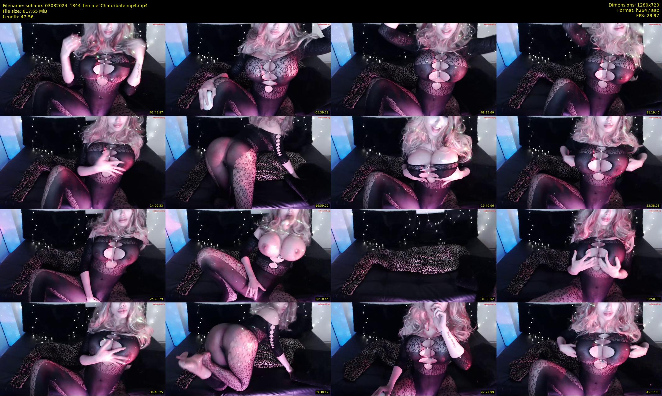 sofianix — 48 minute Chaturbate female cam show recording, 720p, Mar 3, 2024