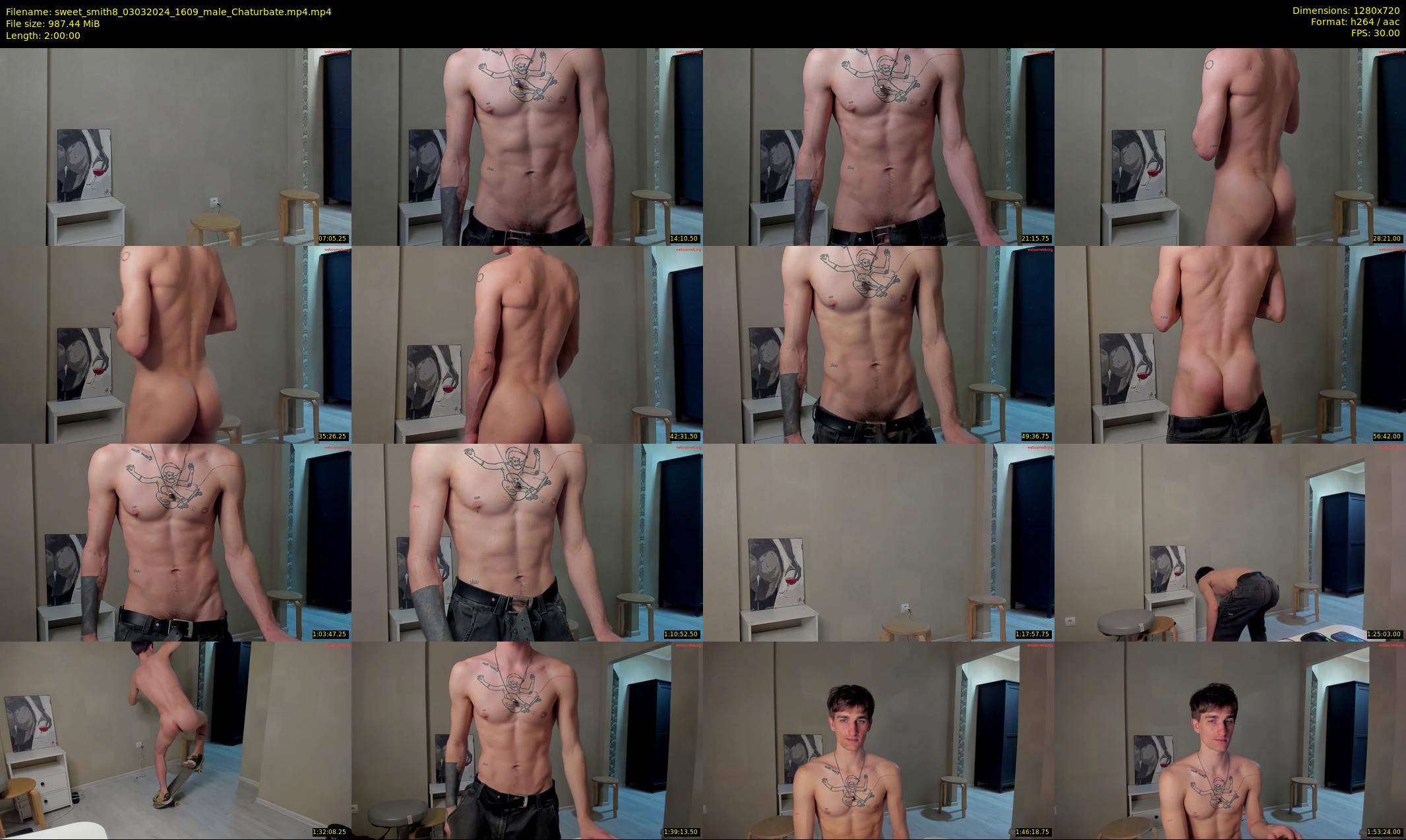 sweet_smith8 — 120 minute Chaturbate male cam show recording, 720p, Mar 3, 2024