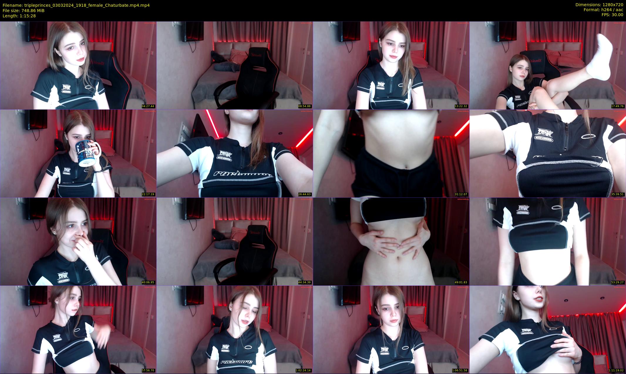 tripleprinces — 76 minute Chaturbate female cam show recording, 720p, Mar 3, 2024