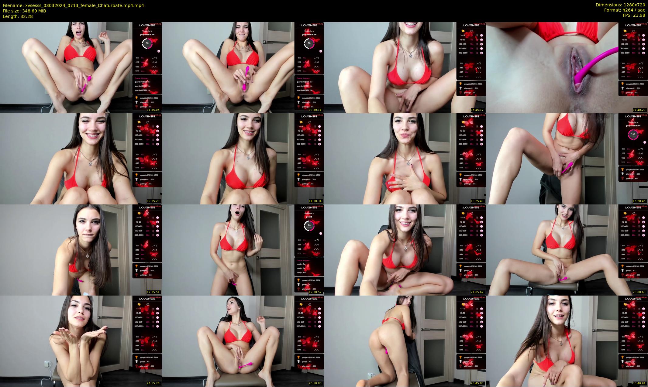 xvsesss — 33 minute Chaturbate female cam show recording, 720p, Mar 3, 2024