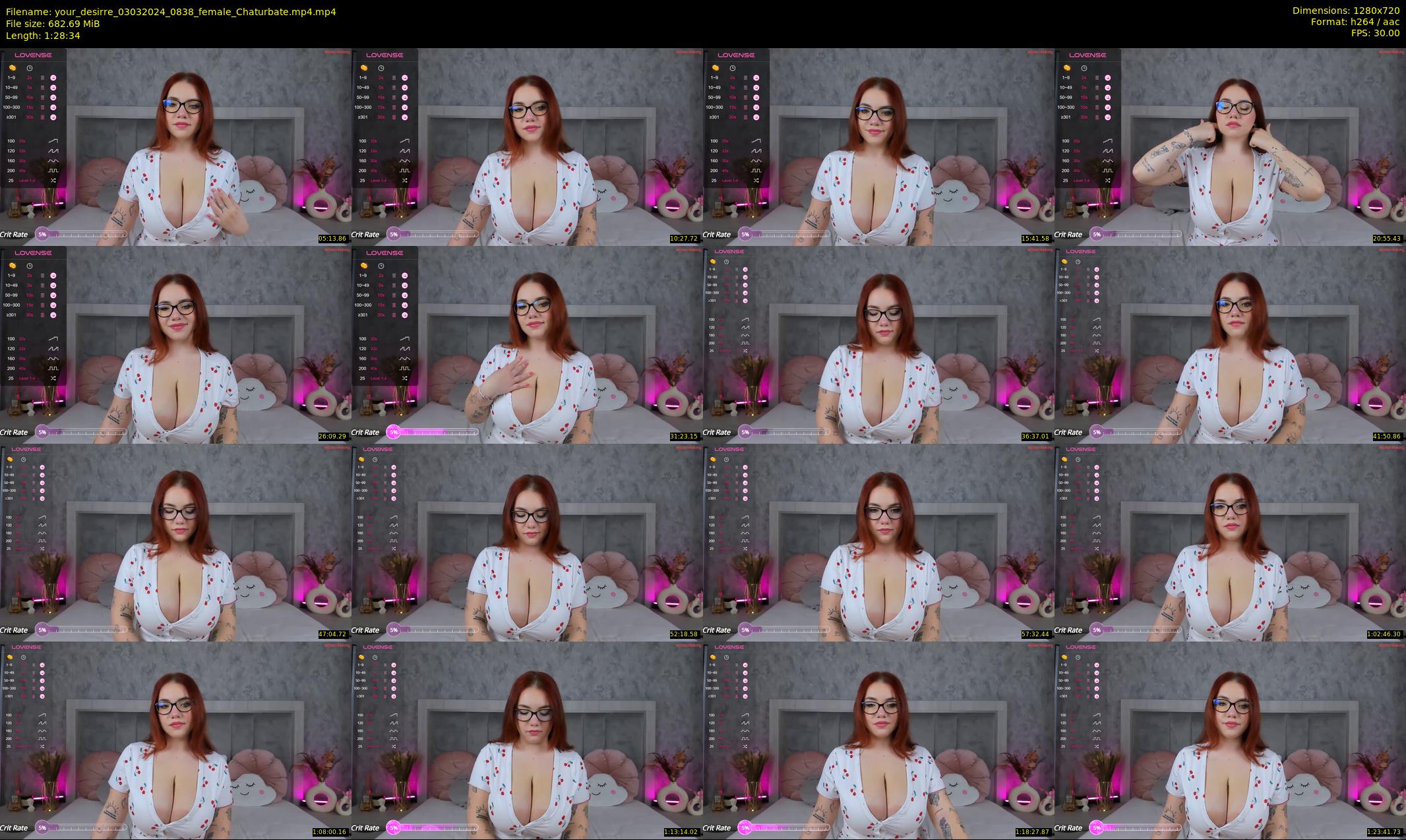 your_desirre — 89 minute Chaturbate female cam show recording, 720p, Mar 3, 2024