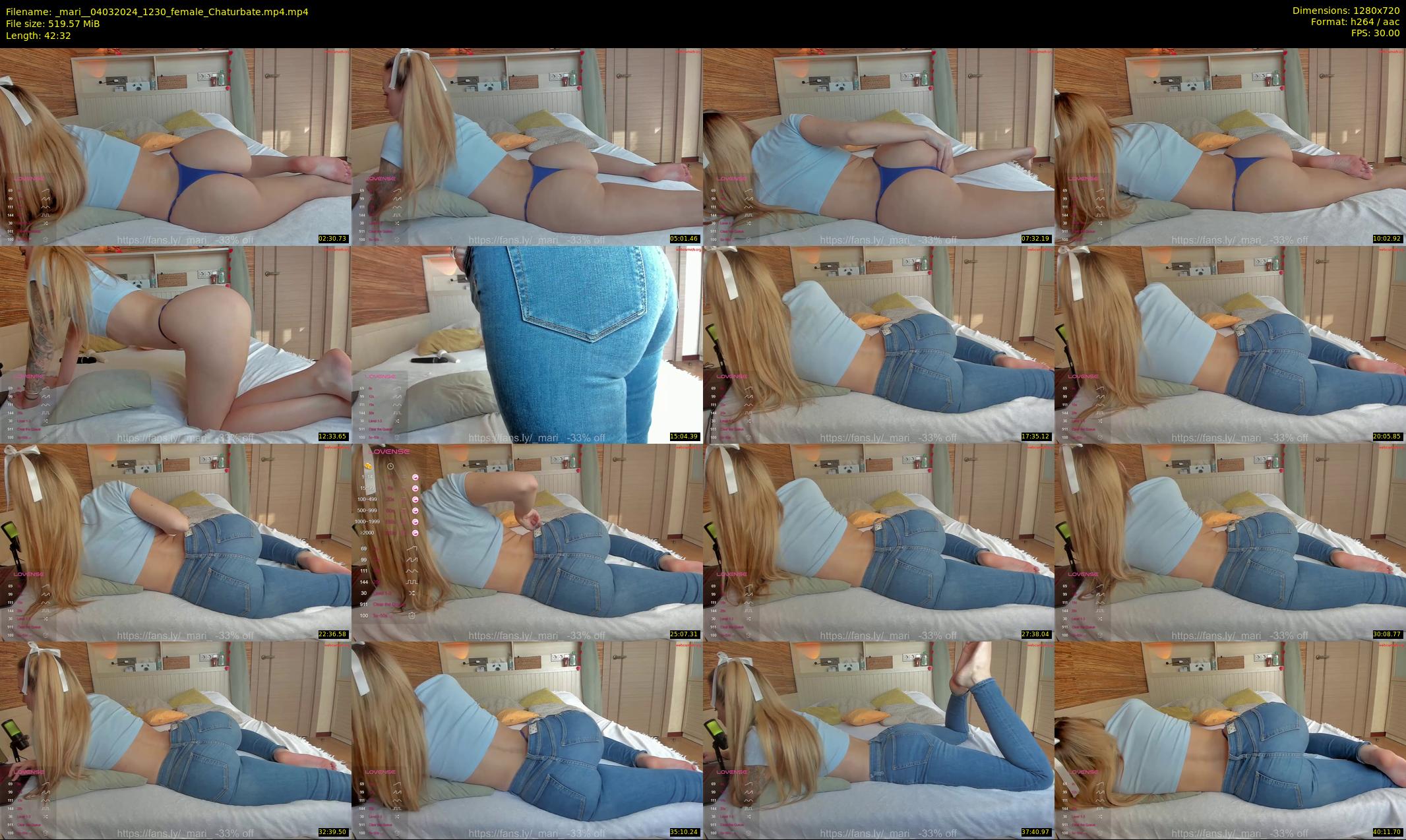 _mari_ — 43 minute Chaturbate female cam show recording, 720p, Mar 4, 2024
