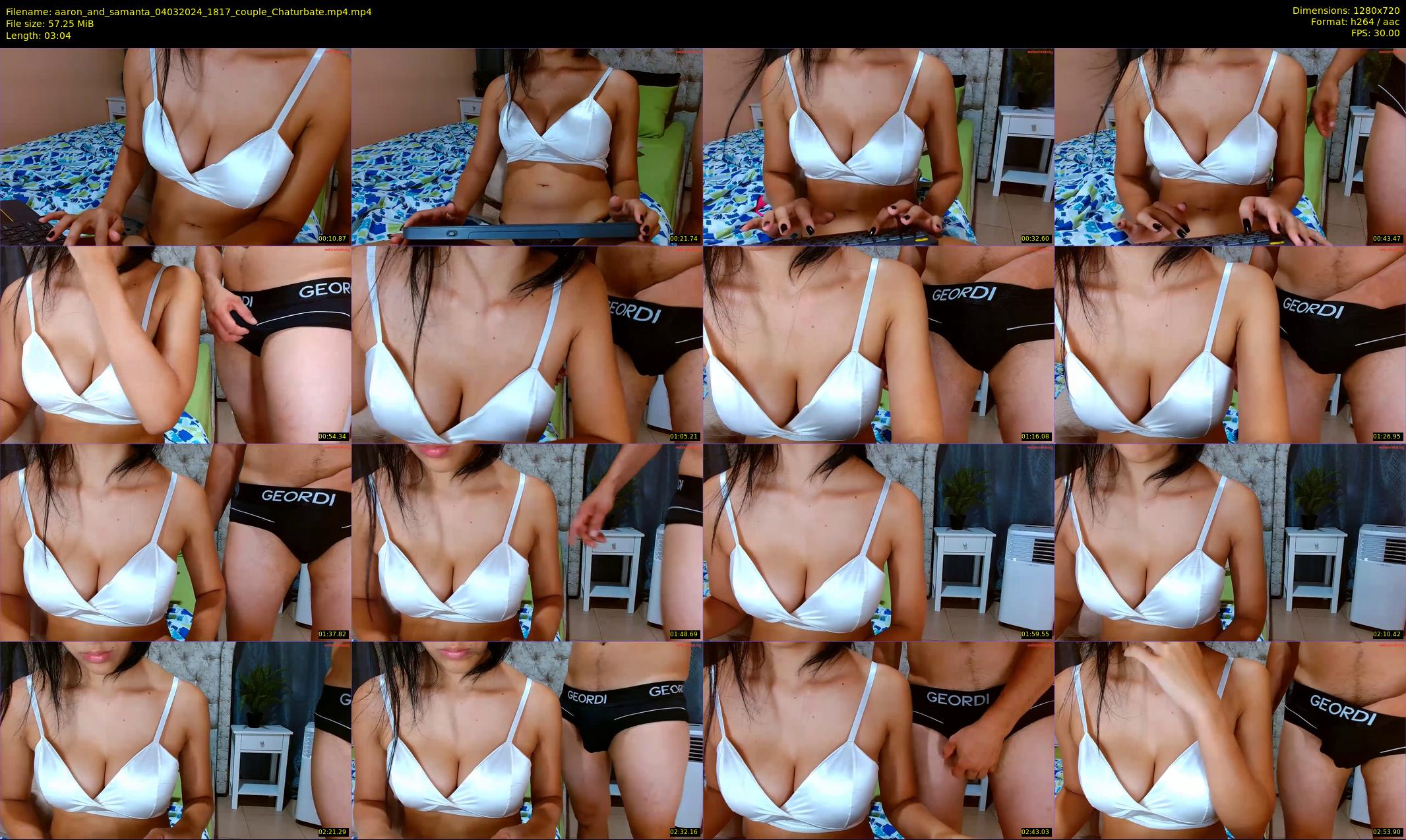 aaron_and_samanta — 4 minute Chaturbate couple cam show recording, 720p, Mar 4, 2024