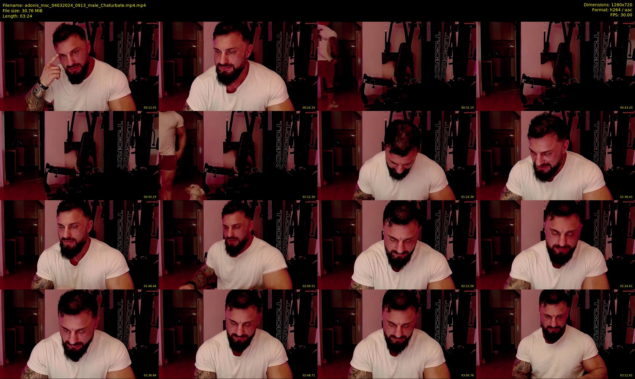adonis_msc — 4 minute Chaturbate male cam show recording, 720p, Mar 4, 2024