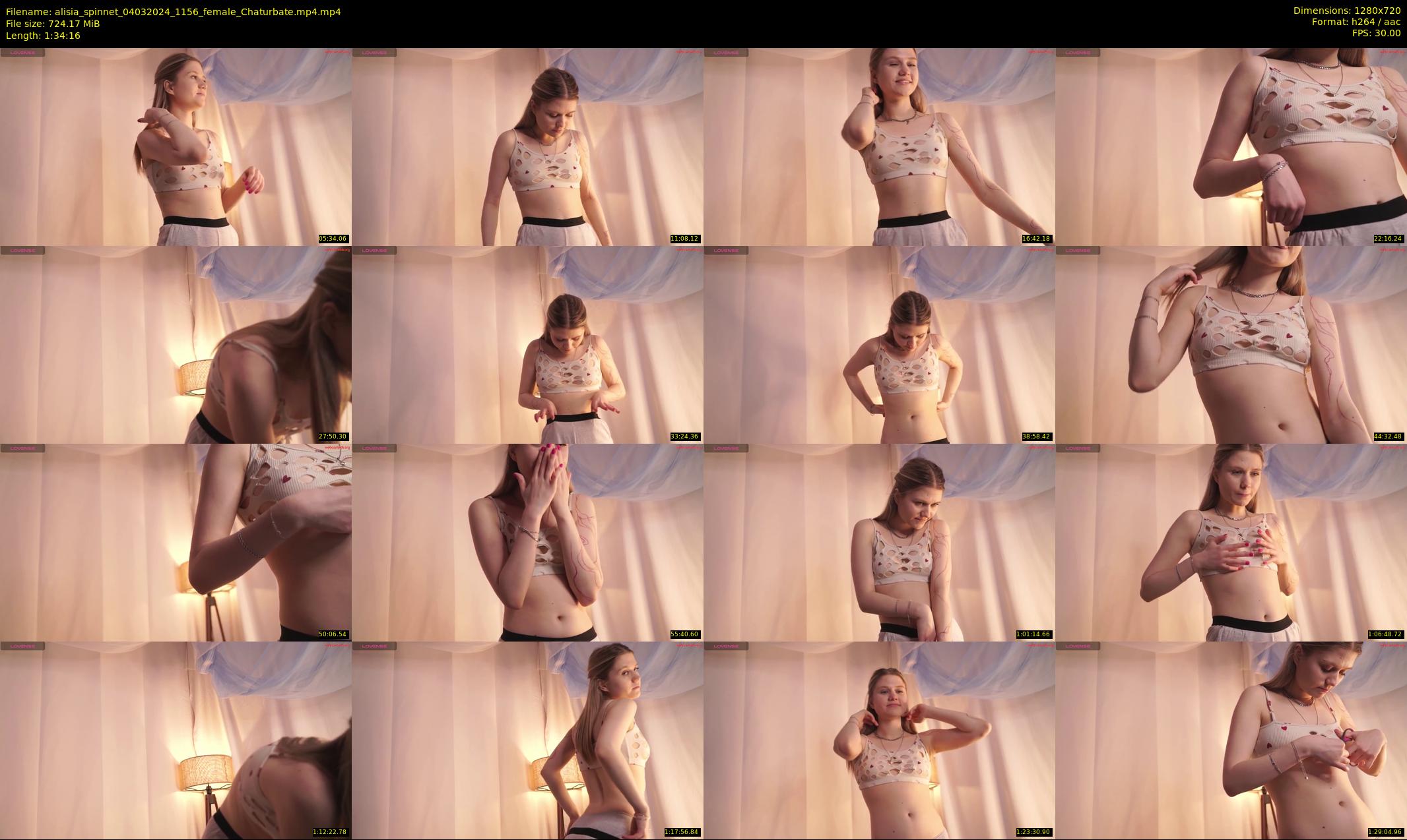 alisia_spinnet — 95 minute Chaturbate female cam show recording, 720p, Mar 4, 2024
