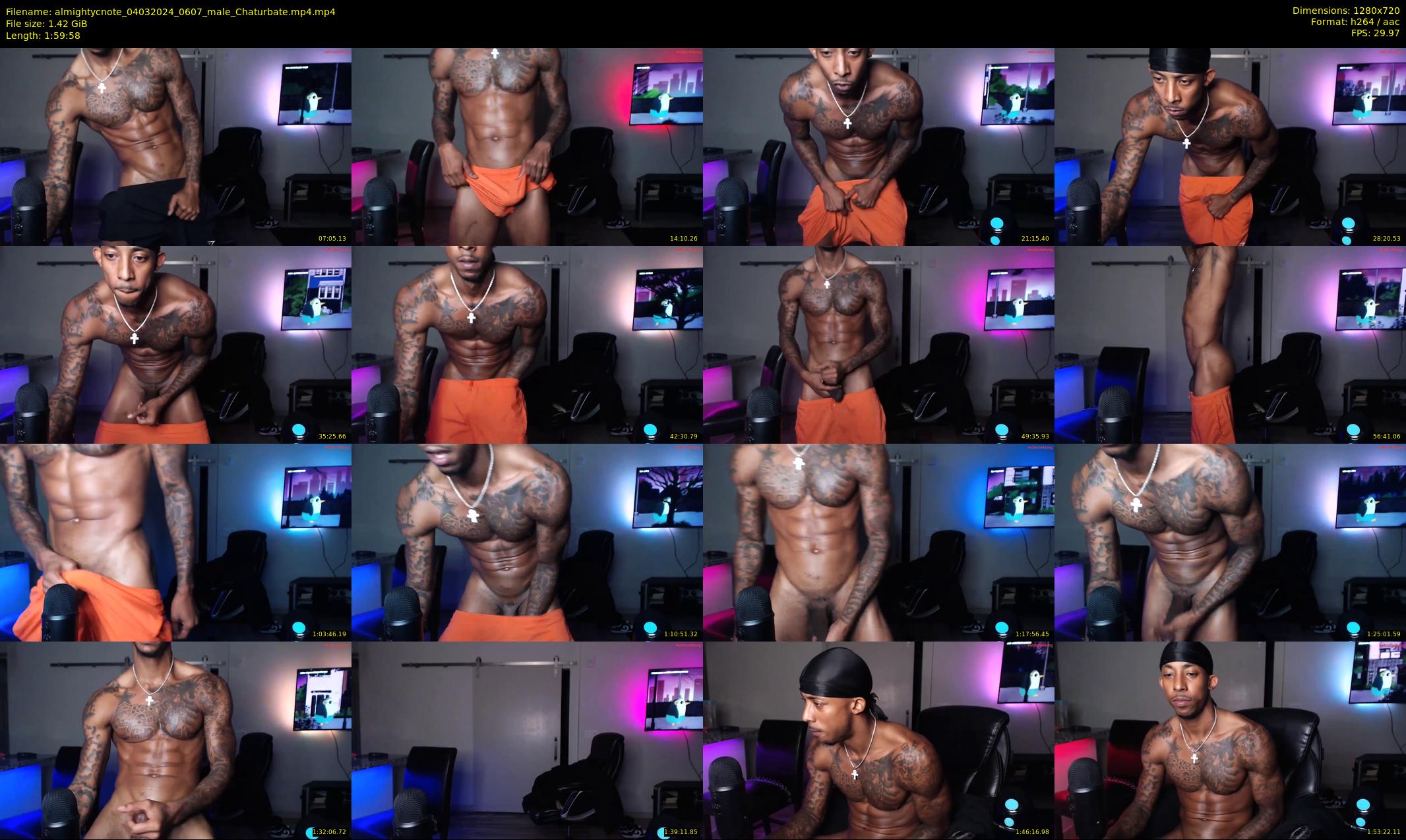 almightycnote — 120 minute Chaturbate male cam show recording, 720p, Mar 4, 2024