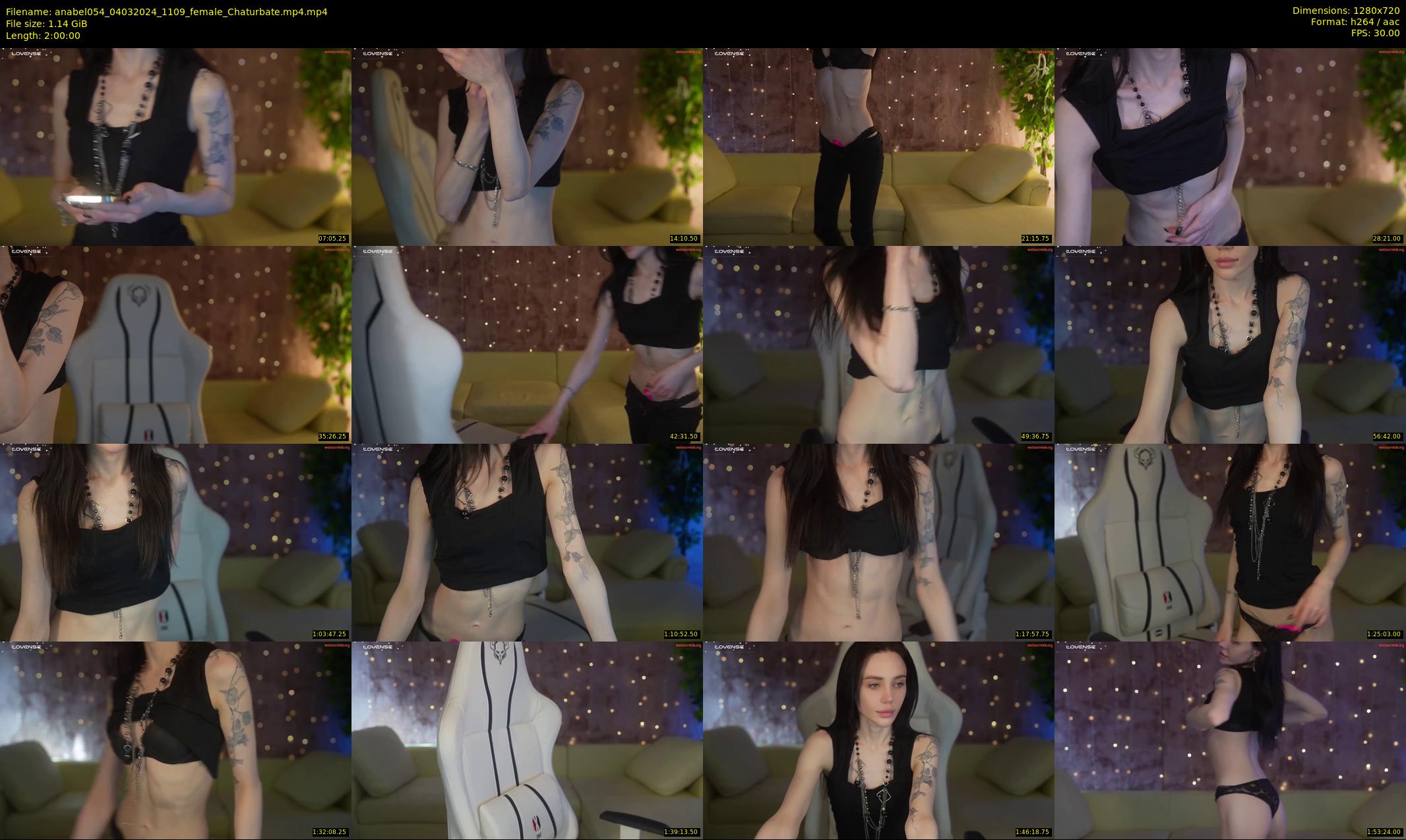 anabel054 — 120 minute Chaturbate female cam show recording, 720p, Mar 4, 2024