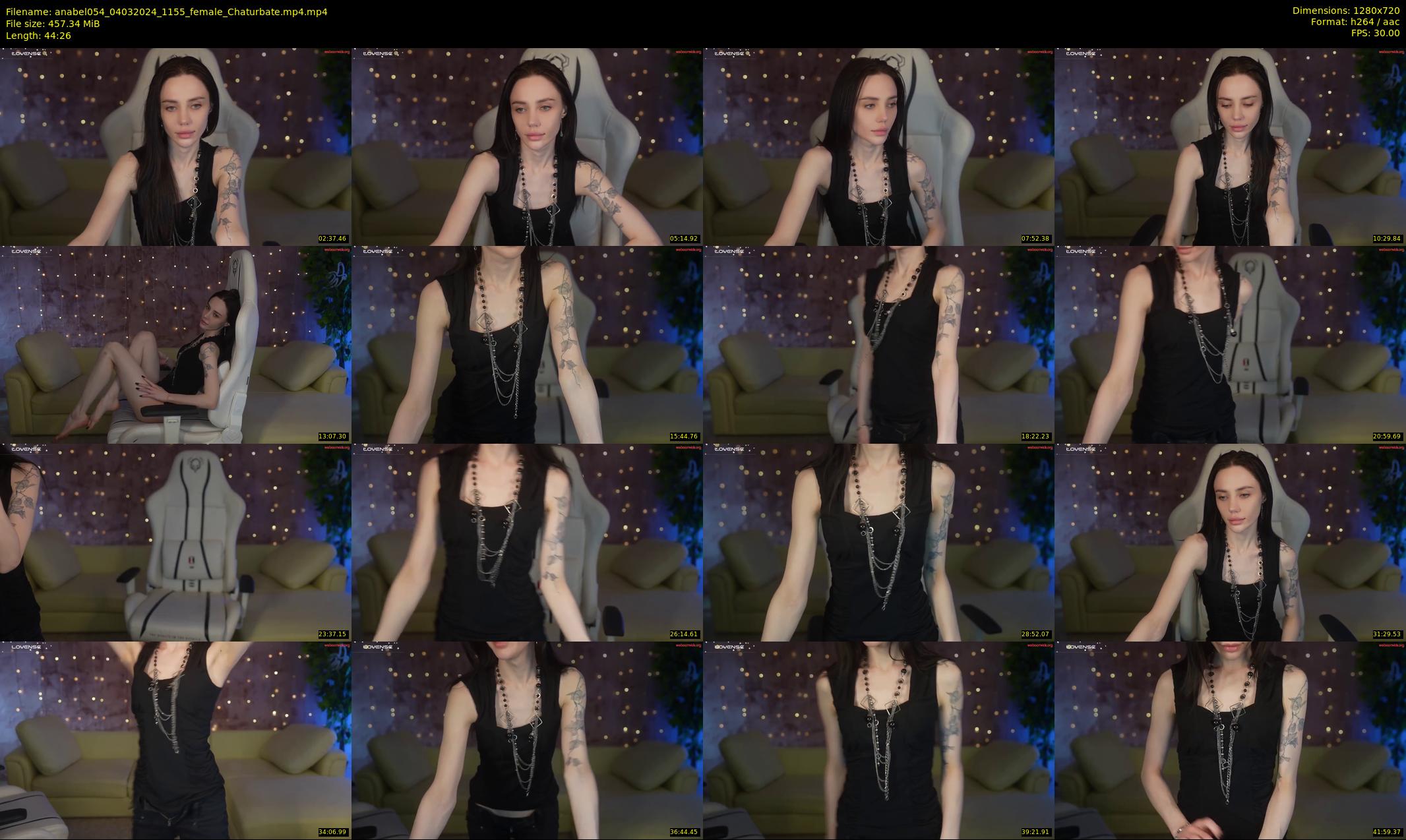 anabel054 — 45 minute Chaturbate female cam show recording, 720p, Mar 4, 2024