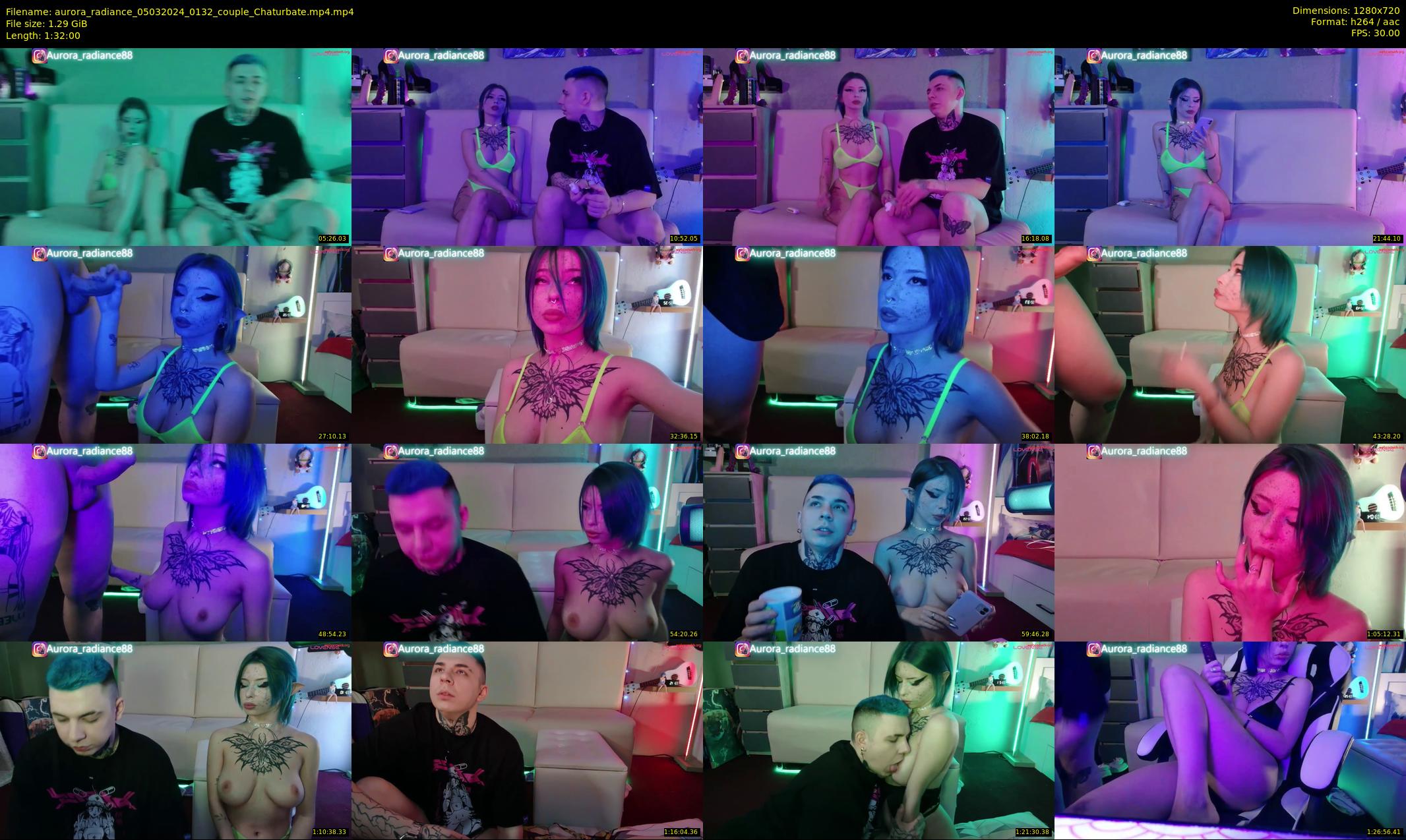 aurora_radiance — 92 minute Chaturbate couple cam show recording, 720p, Mar 5, 2024