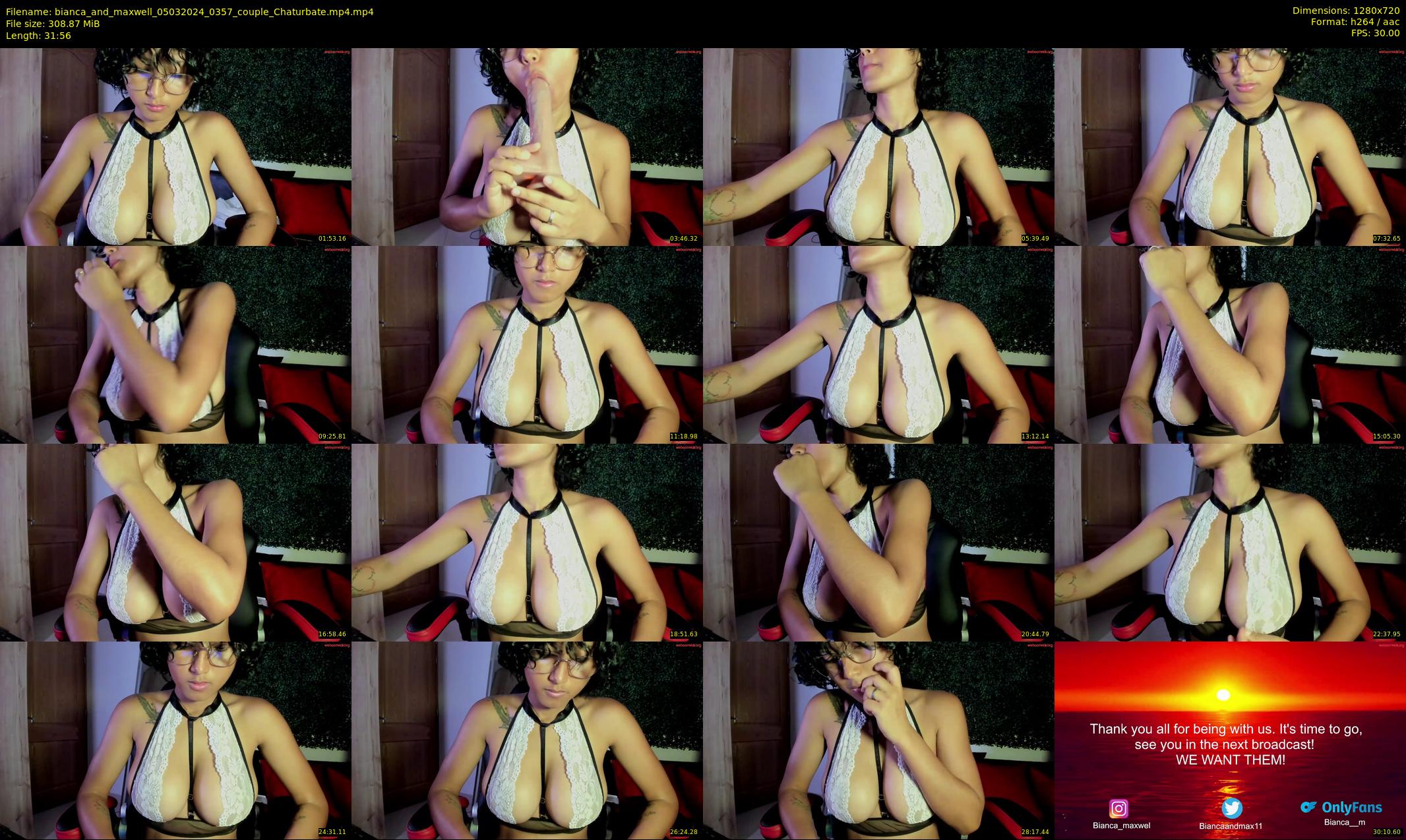 bianca_and_maxwell — 32 minute Chaturbate couple cam show recording, 720p, Mar 5, 2024