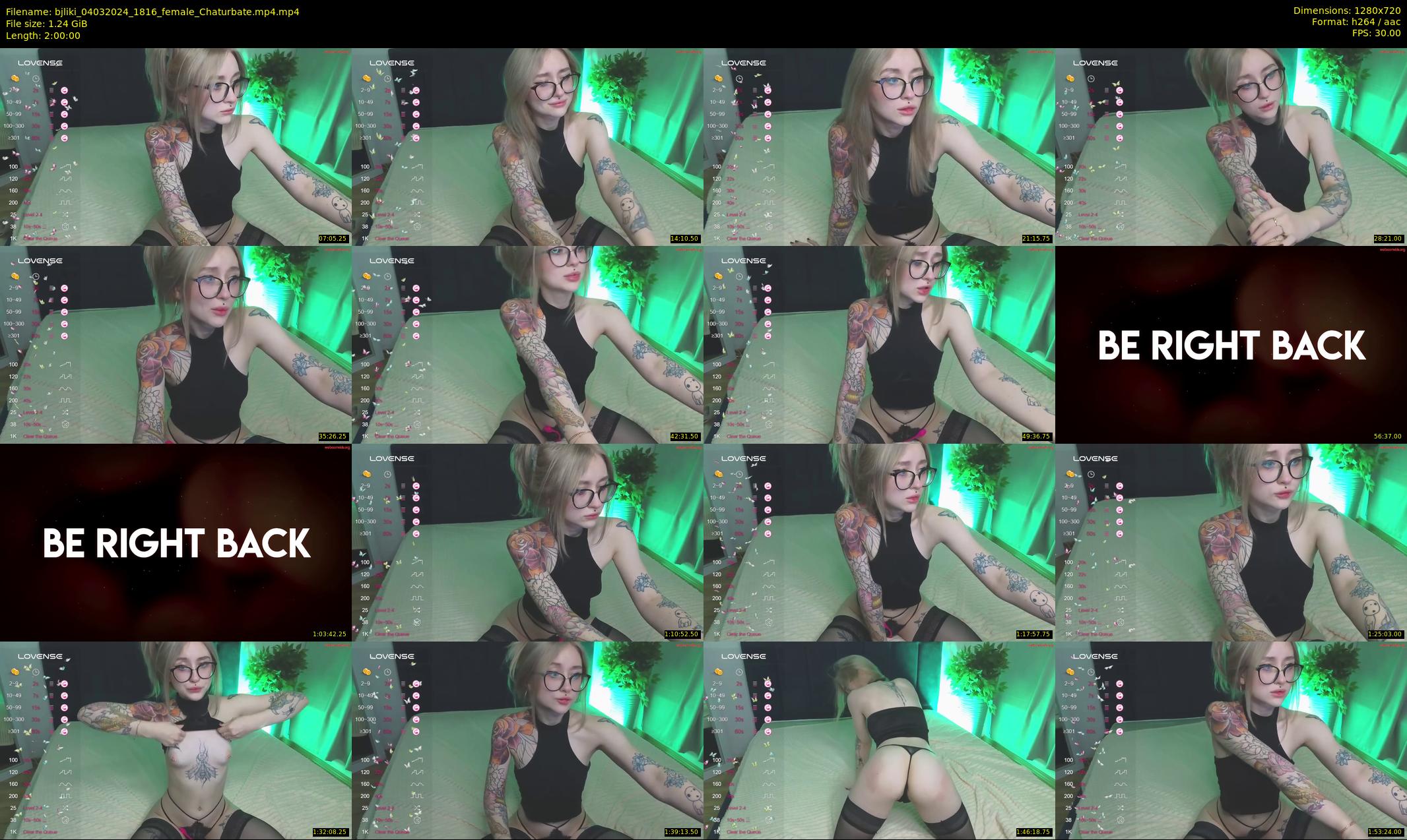 bjliki — 120 minute Chaturbate couple cam show recording, 720p, Mar 4, 2024