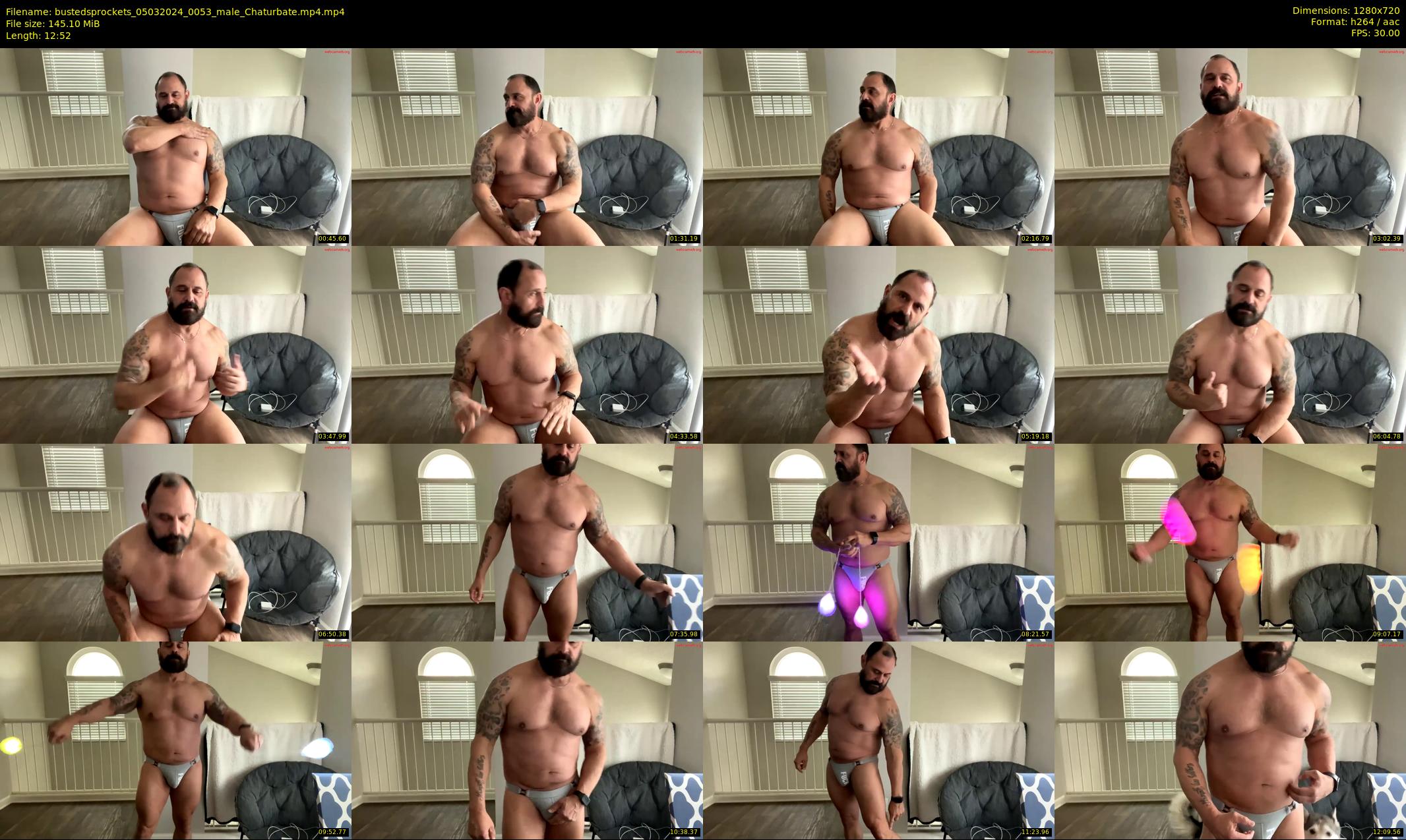 bustedsprockets — 13 minute Chaturbate male cam show recording, 720p, Mar 5, 2024