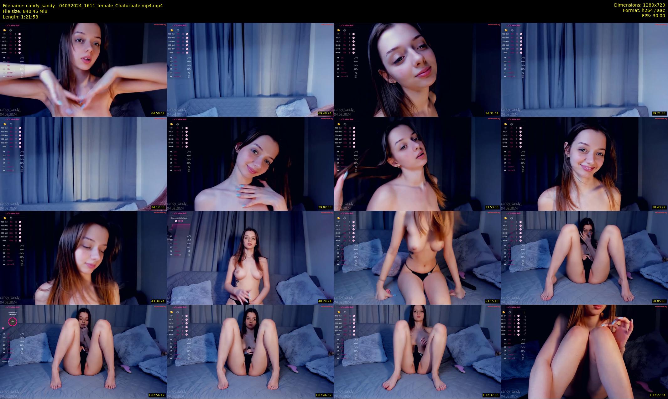 candy_sandy_ — 82 minute Chaturbate female cam show recording, 720p, Mar 4, 2024