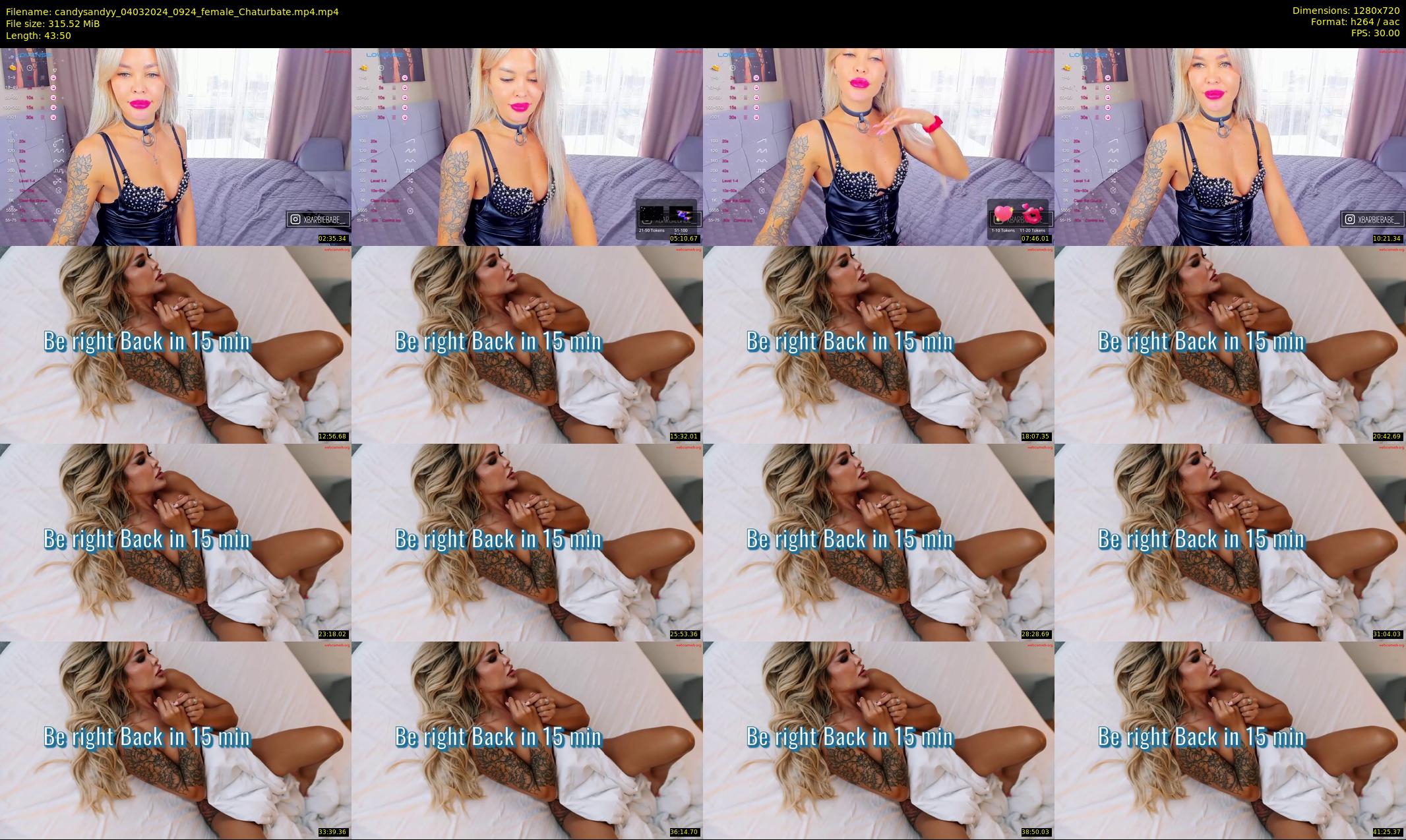 candysandyy — 44 minute Chaturbate female cam show recording, 720p, Mar 4, 2024