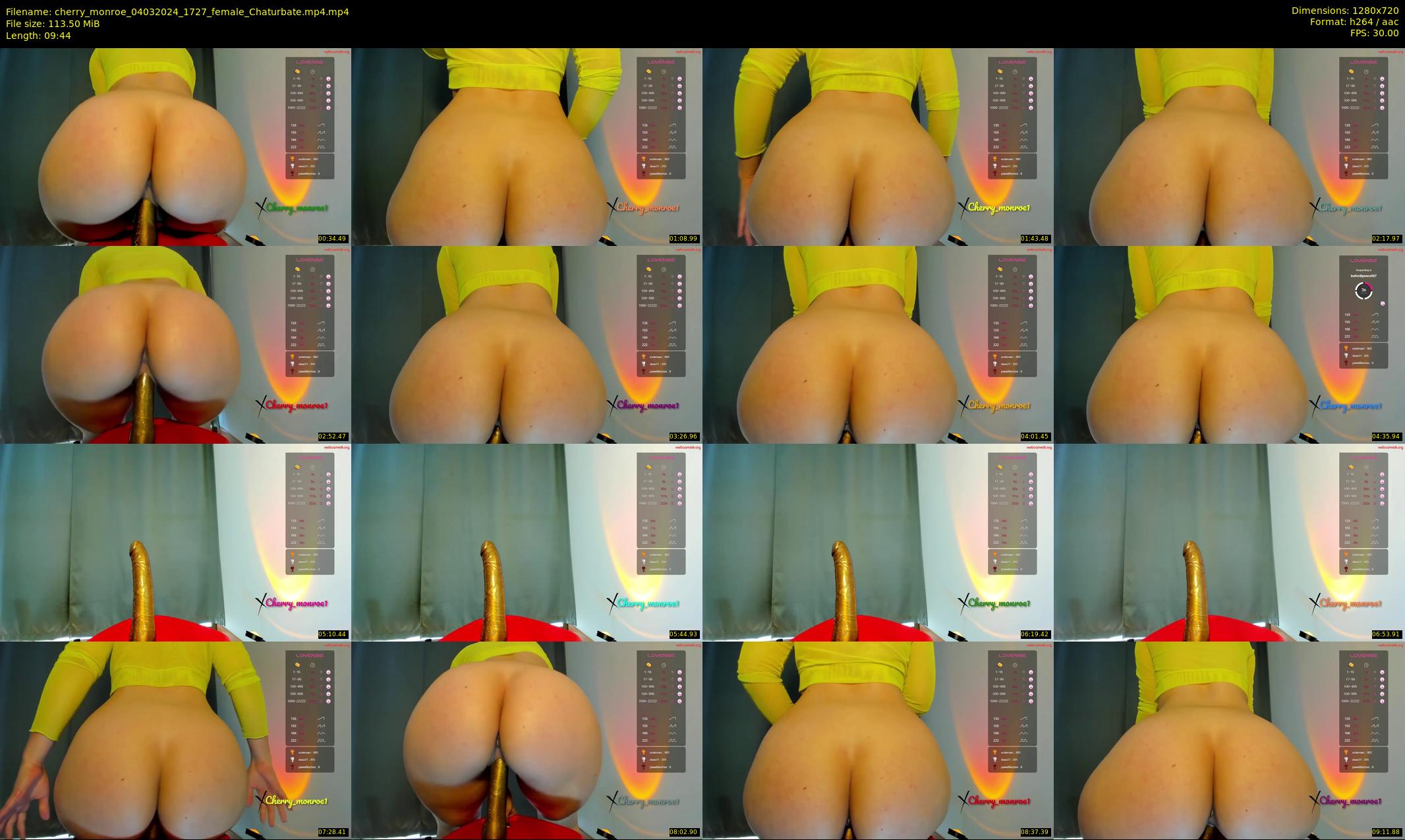 cherry_monroe — 10 minute Chaturbate female cam show recording, 720p, Mar 4, 2024