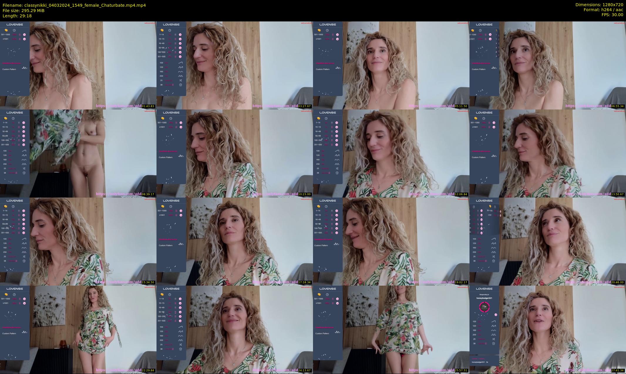 classynikki — 30 minute Chaturbate female cam show recording, 720p, Mar 4, 2024
