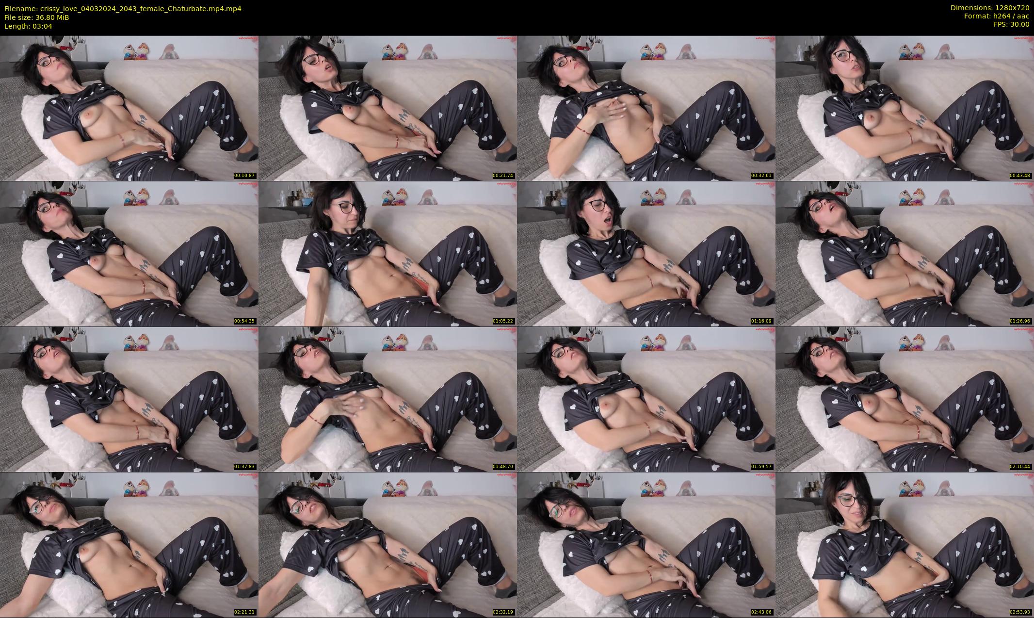 crissy_love — 4 minute Chaturbate female cam show recording, 720p, Mar 4, 2024