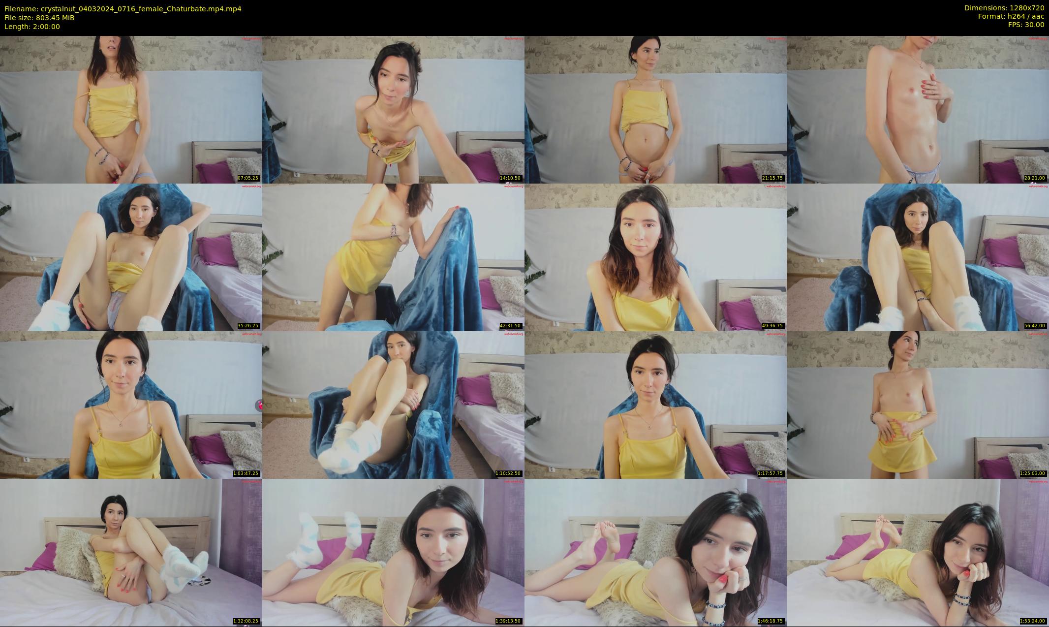 crystalnut — 120 minute Chaturbate female cam show recording, 720p, Mar 4, 2024