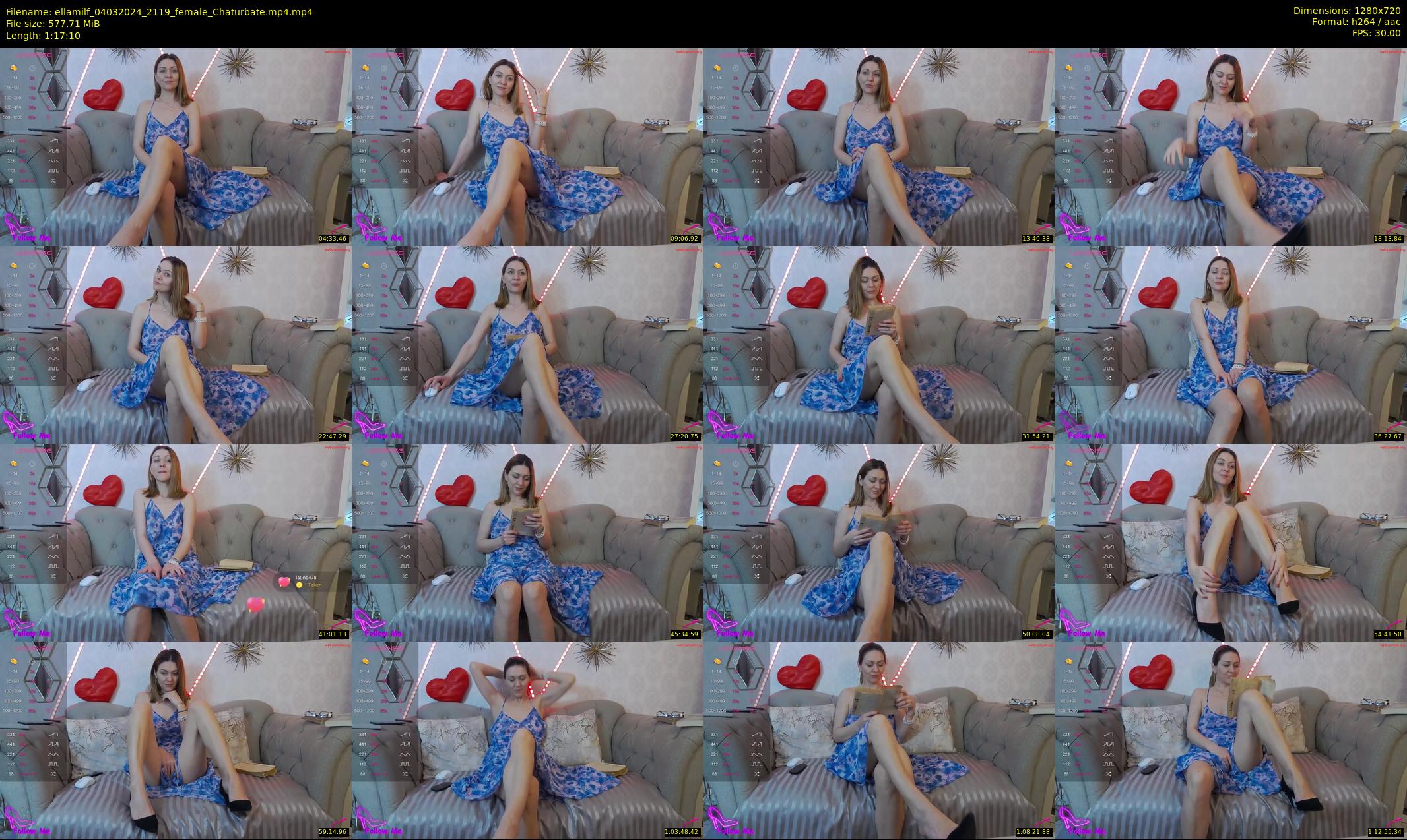 ellamilf — 78 minute Chaturbate female cam show recording, 720p, Mar 4, 2024