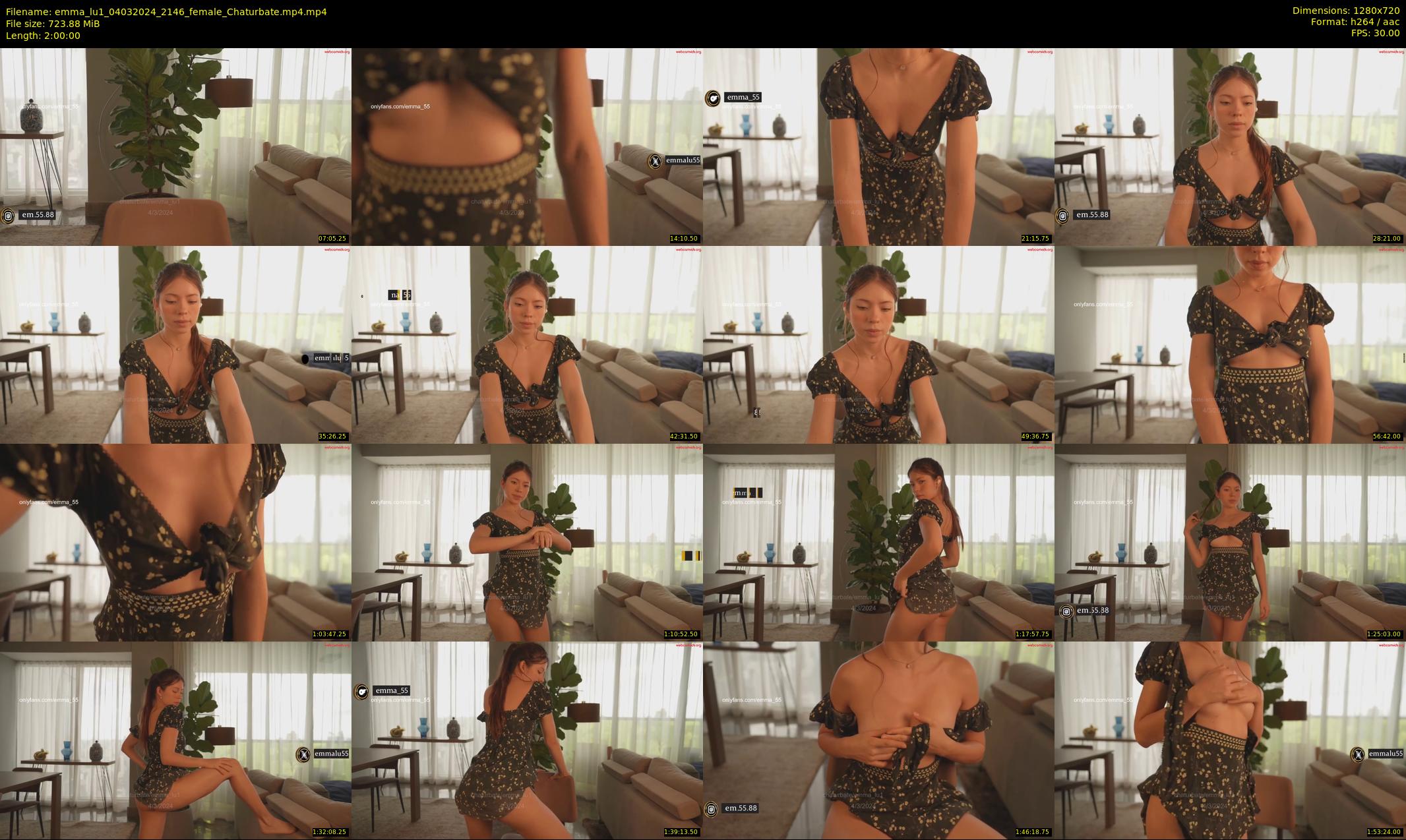 emma_lu1 — 120 minute Chaturbate female cam show recording, 720p, Mar 4, 2024
