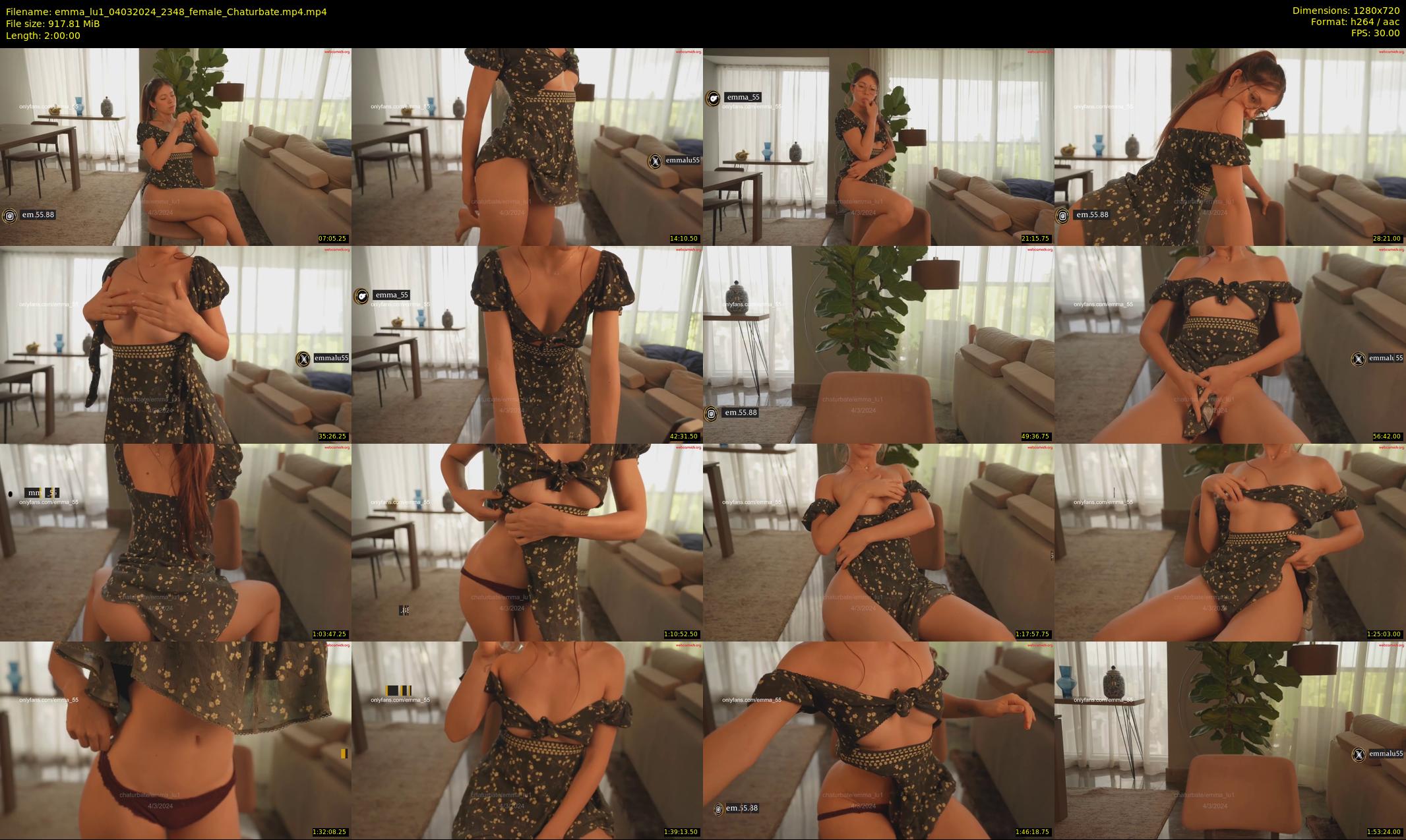 emma_lu1 — 120 minute Chaturbate female cam show recording, 720p, Mar 4, 2024