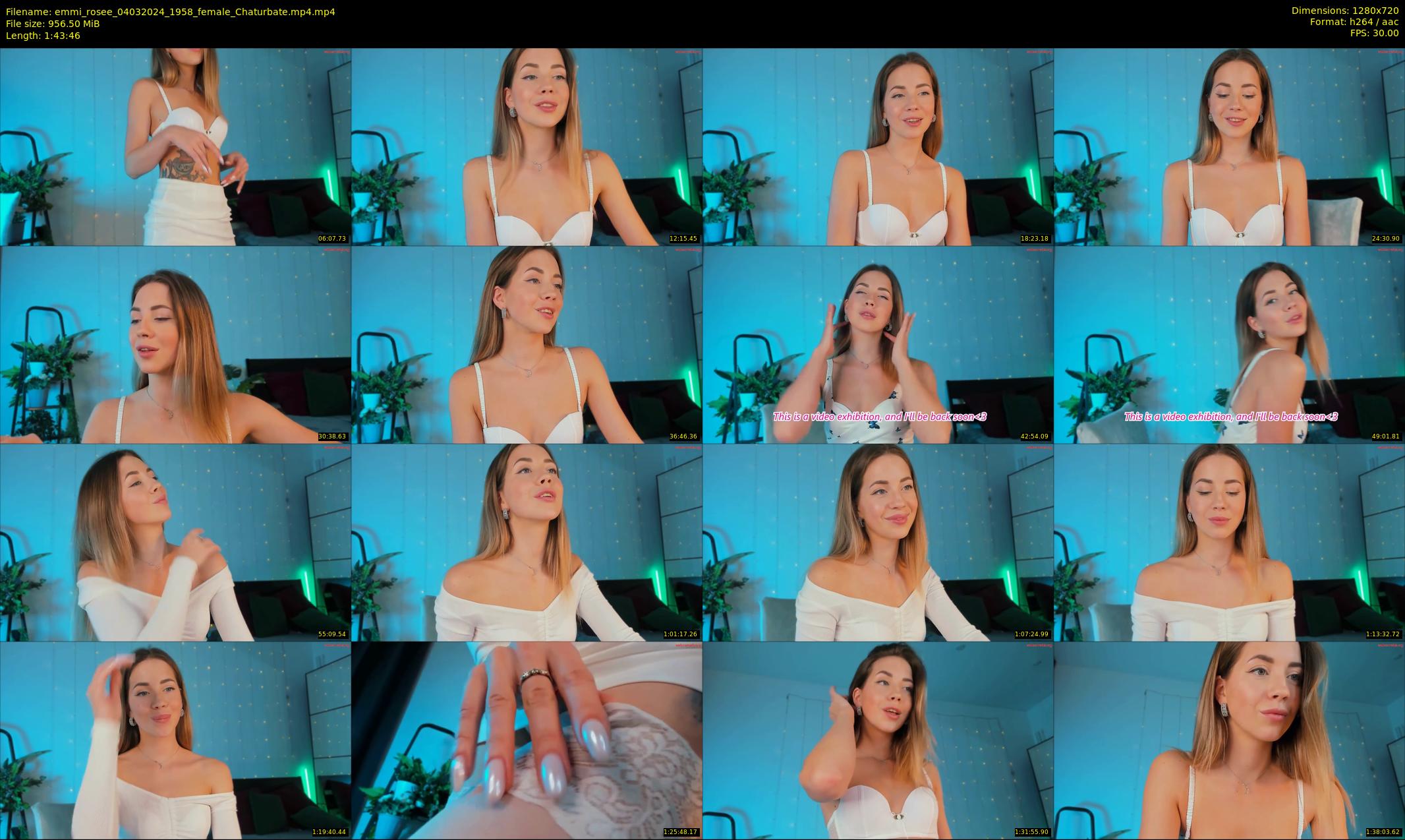emmi_rosee — 104 minute Chaturbate female cam show recording, 720p, Mar 4, 2024