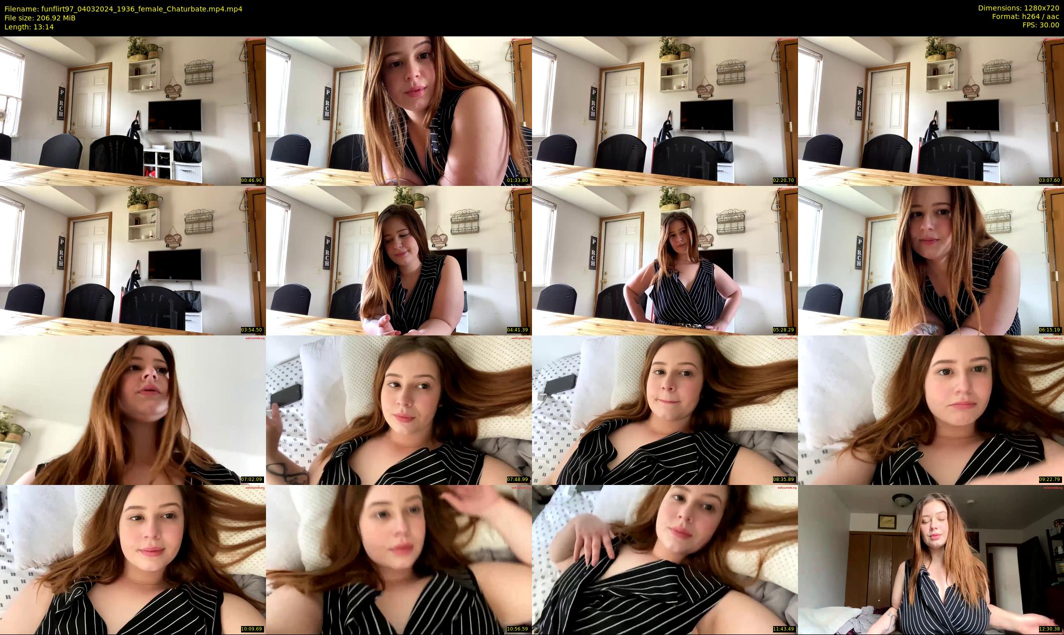 funflirt97 — 14 minute Chaturbate female cam show recording, 720p, Mar 4, 2024