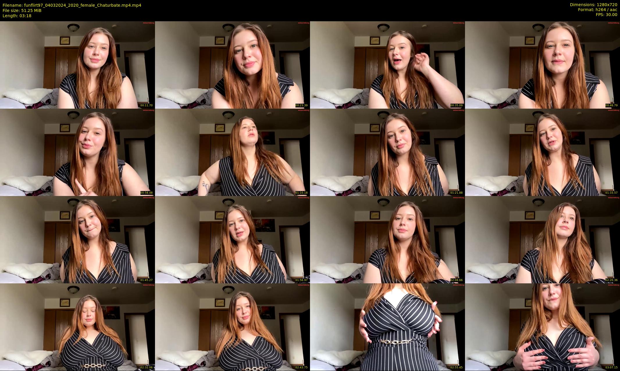 funflirt97 — 4 minute Chaturbate female cam show recording, 720p, Mar 4, 2024