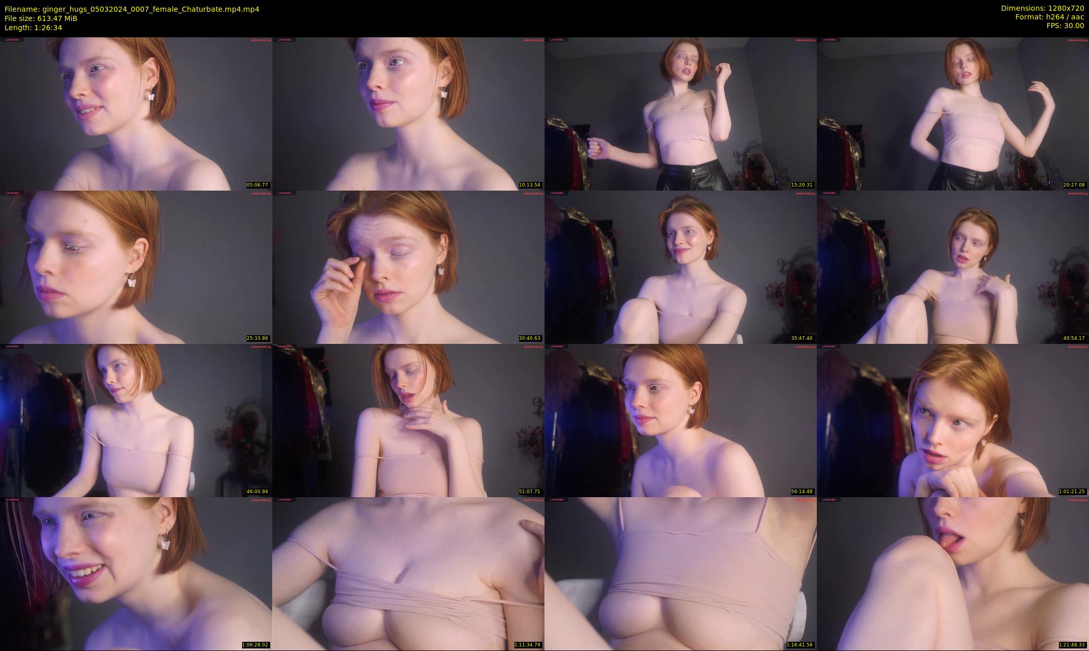ginger_hugs — 87 minute Chaturbate female cam show recording, 720p, Mar 5, 2024