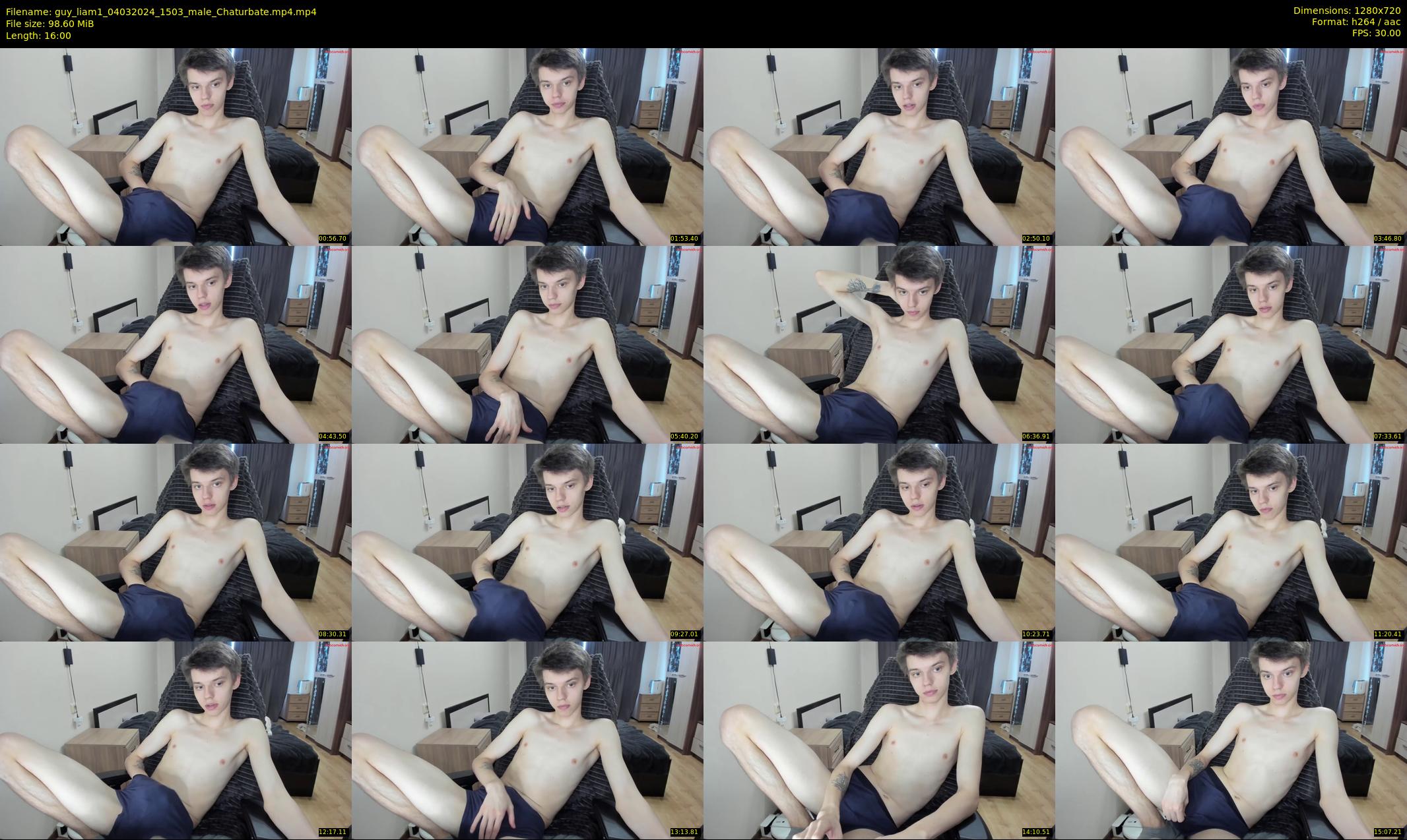 guy_liam1 — 16 minute Chaturbate male cam show recording, 720p, Mar 4, 2024