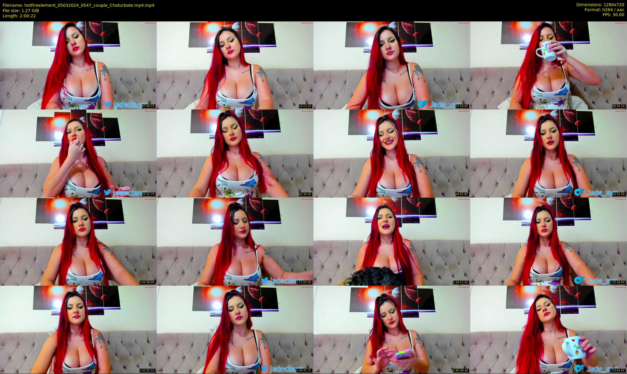 hotfireelement — 121 minute Chaturbate couple cam show recording, 720p, Mar 5, 2024