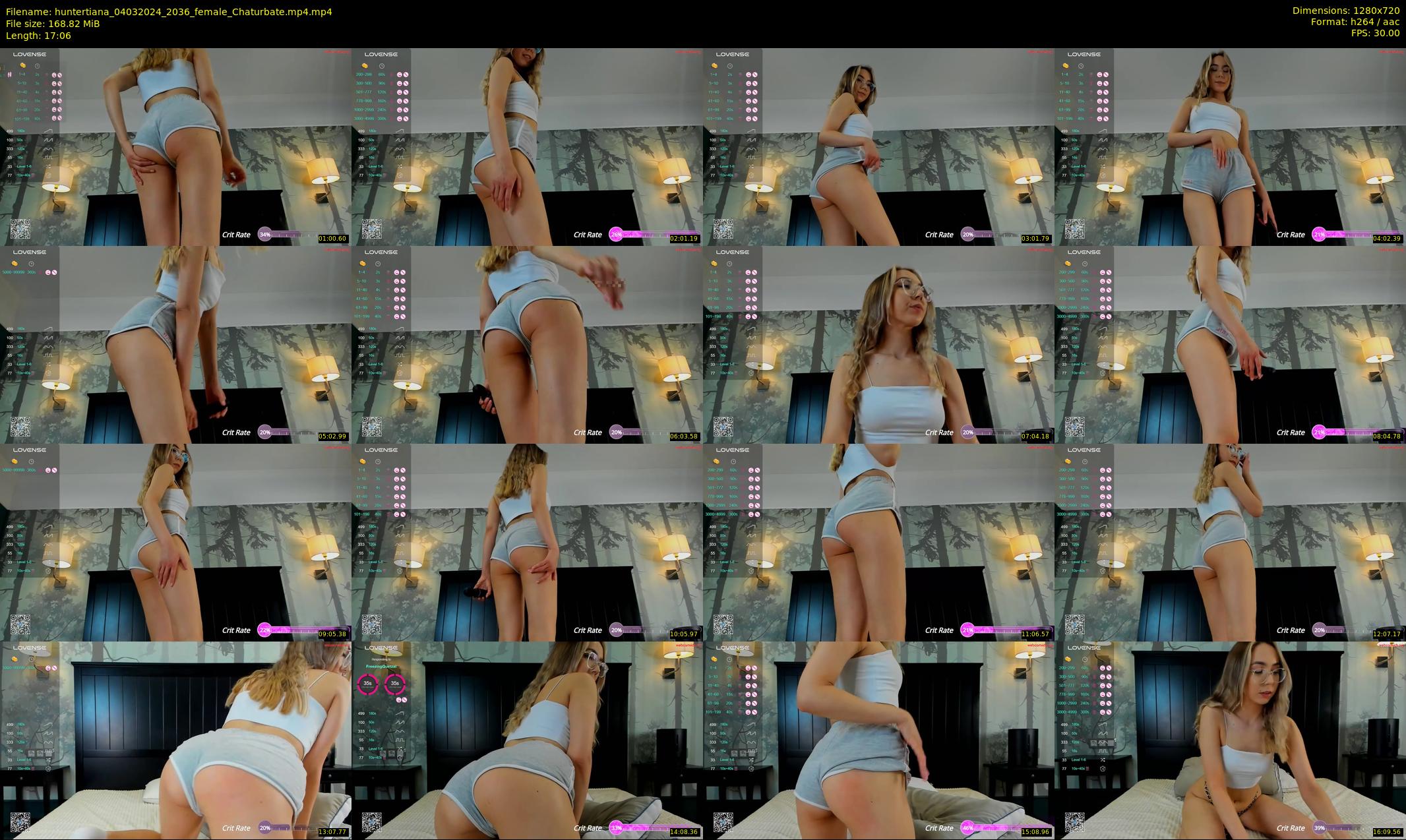 huntertiana — 18 minute Chaturbate female cam show recording, 720p, Mar 4, 2024