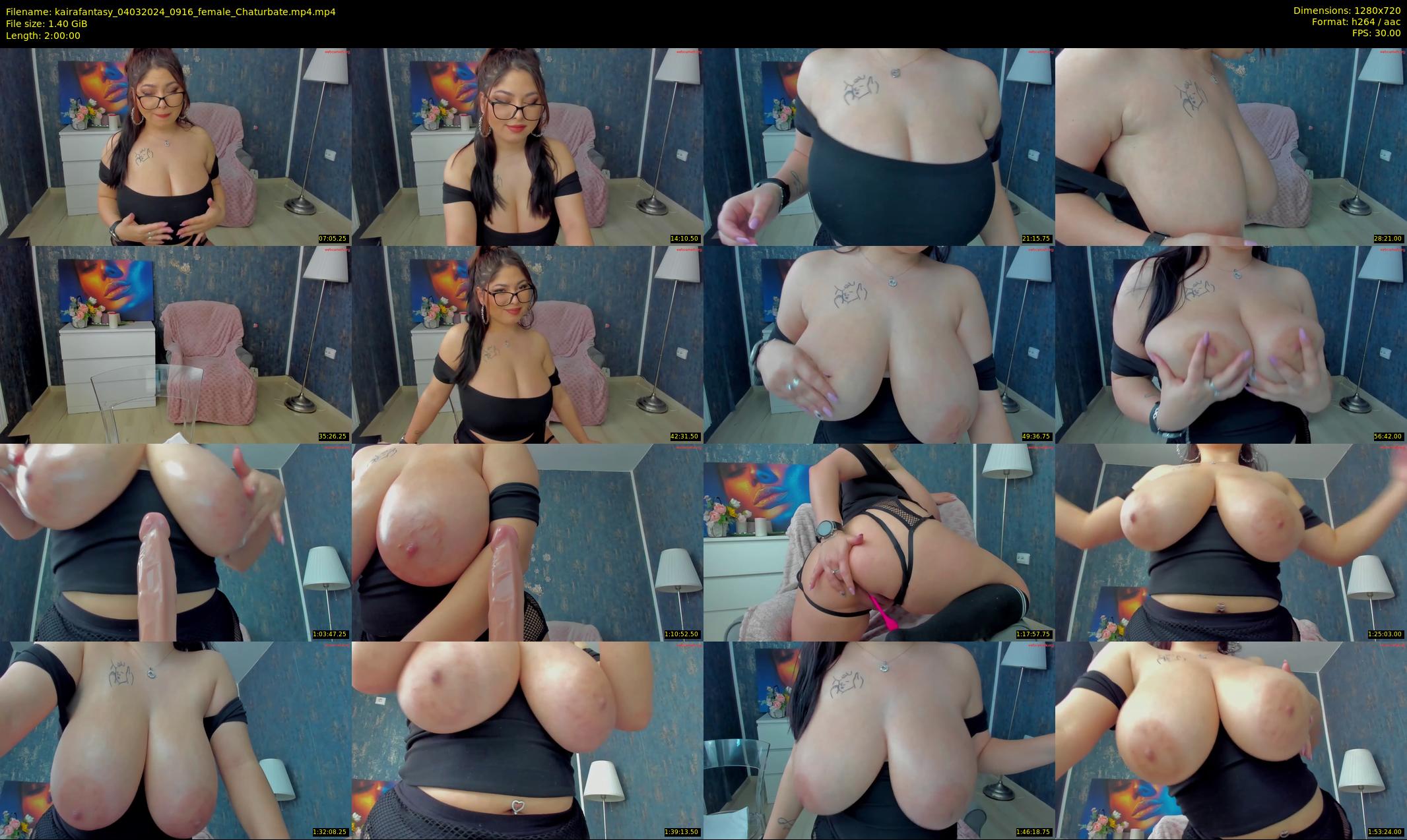 kairafantasy — 120 minute Chaturbate female cam show recording, 720p, Mar 4, 2024