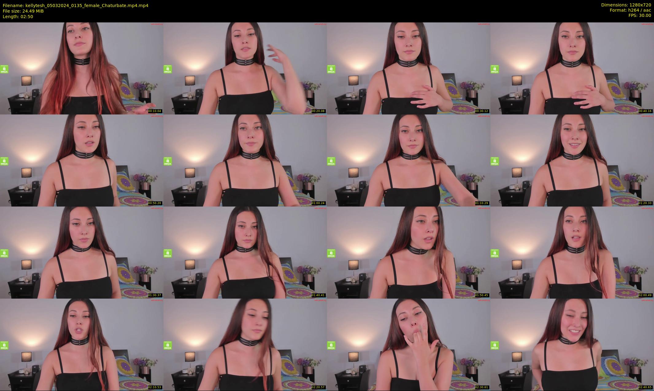 kellytesh — 3 minute Chaturbate female cam show recording, 720p, Mar 5, 2024