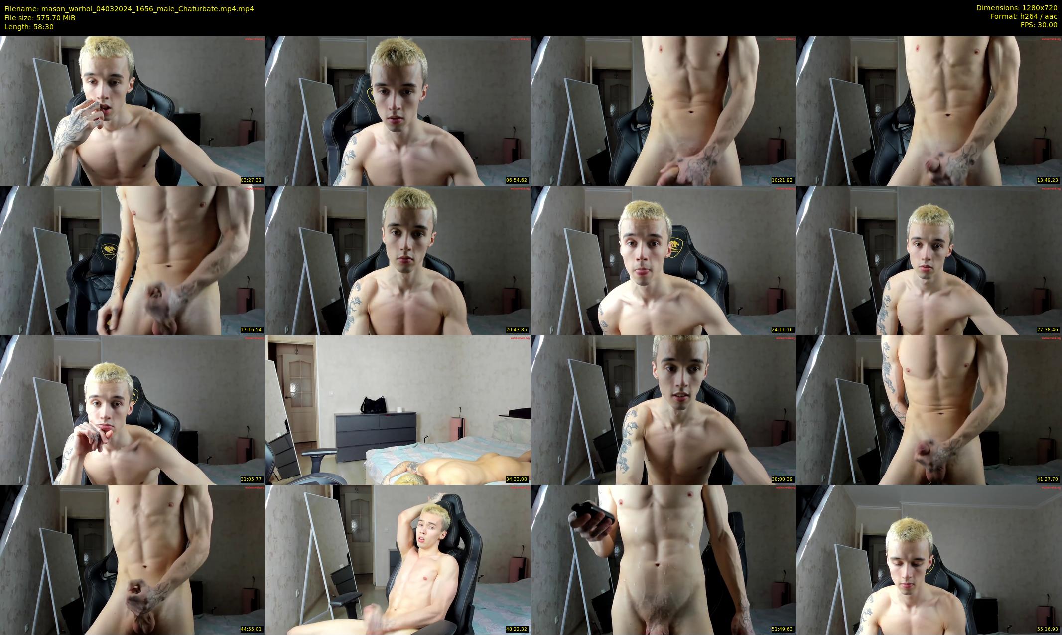 mason_warhol — 59 minute Chaturbate male cam show recording, 720p, Mar 4, 2024