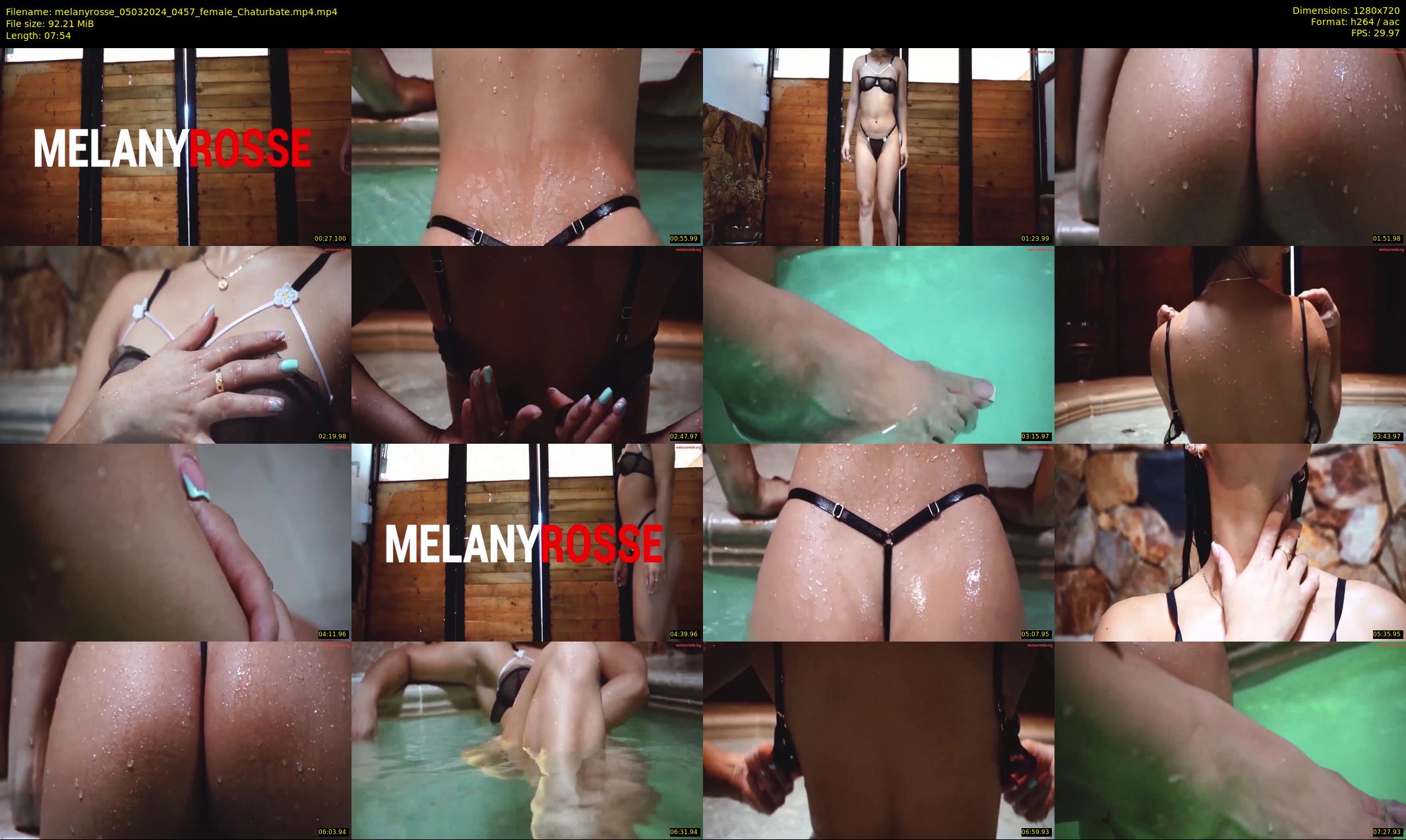 melanyrosse — 8 minute Chaturbate female cam show recording, 720p, Mar 5, 2024