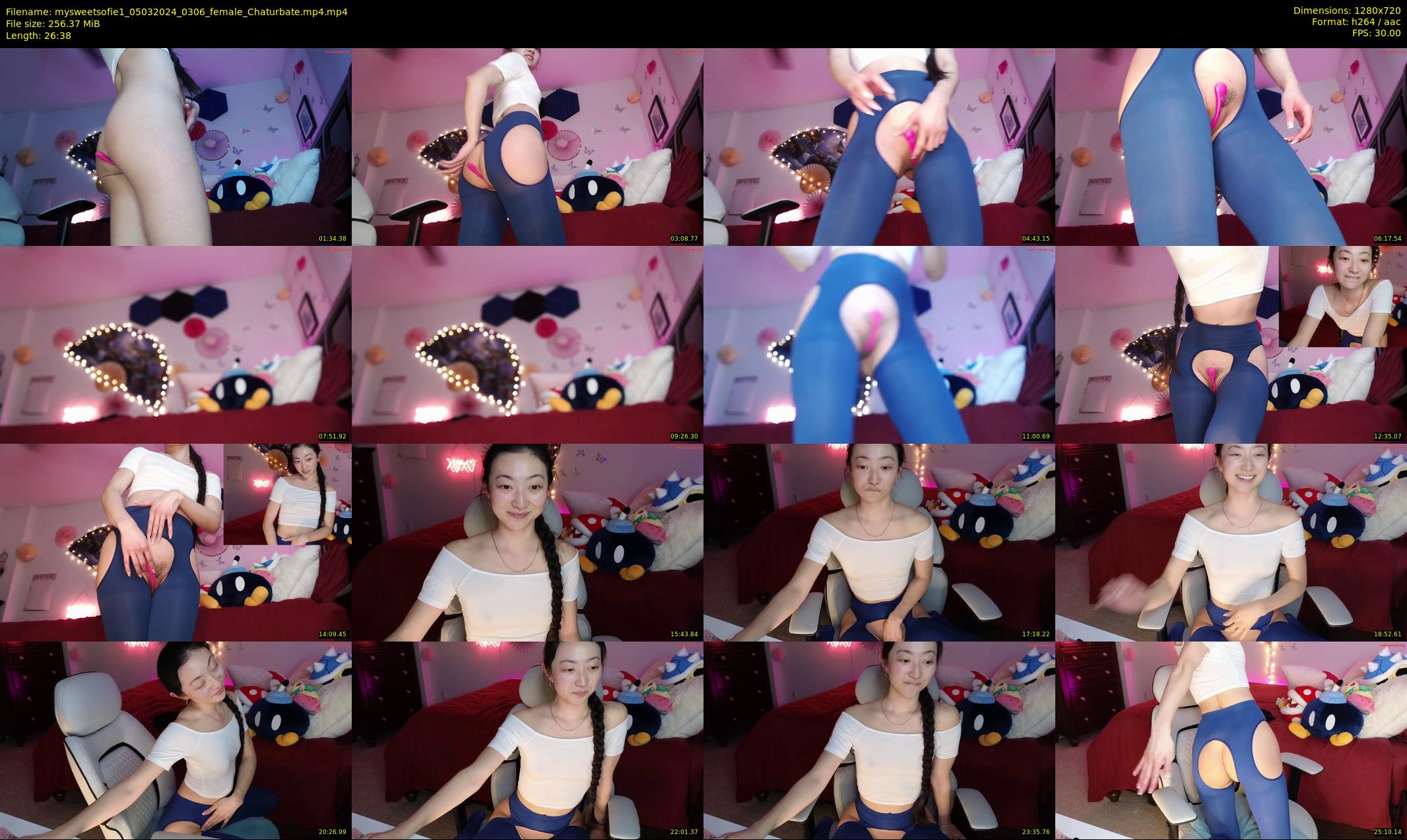 mysweetsofie1 — 27 minute Chaturbate female cam show recording, 720p, Mar 5, 2024