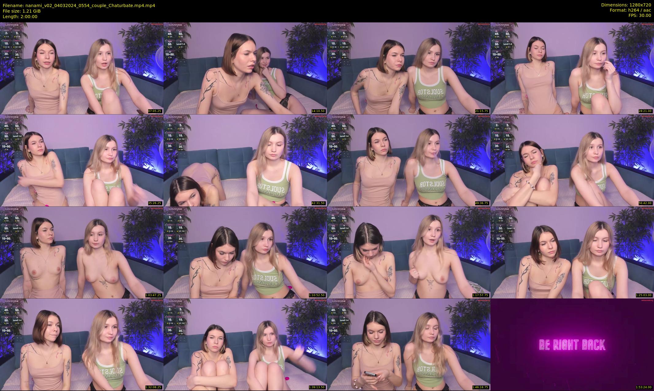 nanami_v02 — 120 minute Chaturbate couple cam show recording, 720p, Mar 4, 2024