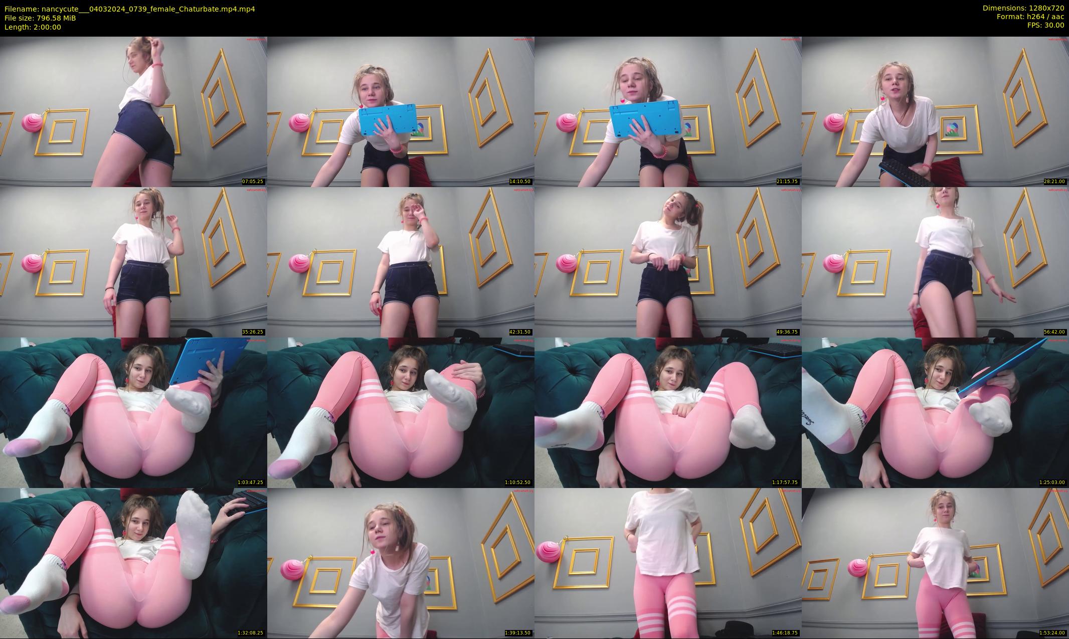 nancycute__ — 120 minute Chaturbate female cam show recording, 720p, Mar 4, 2024