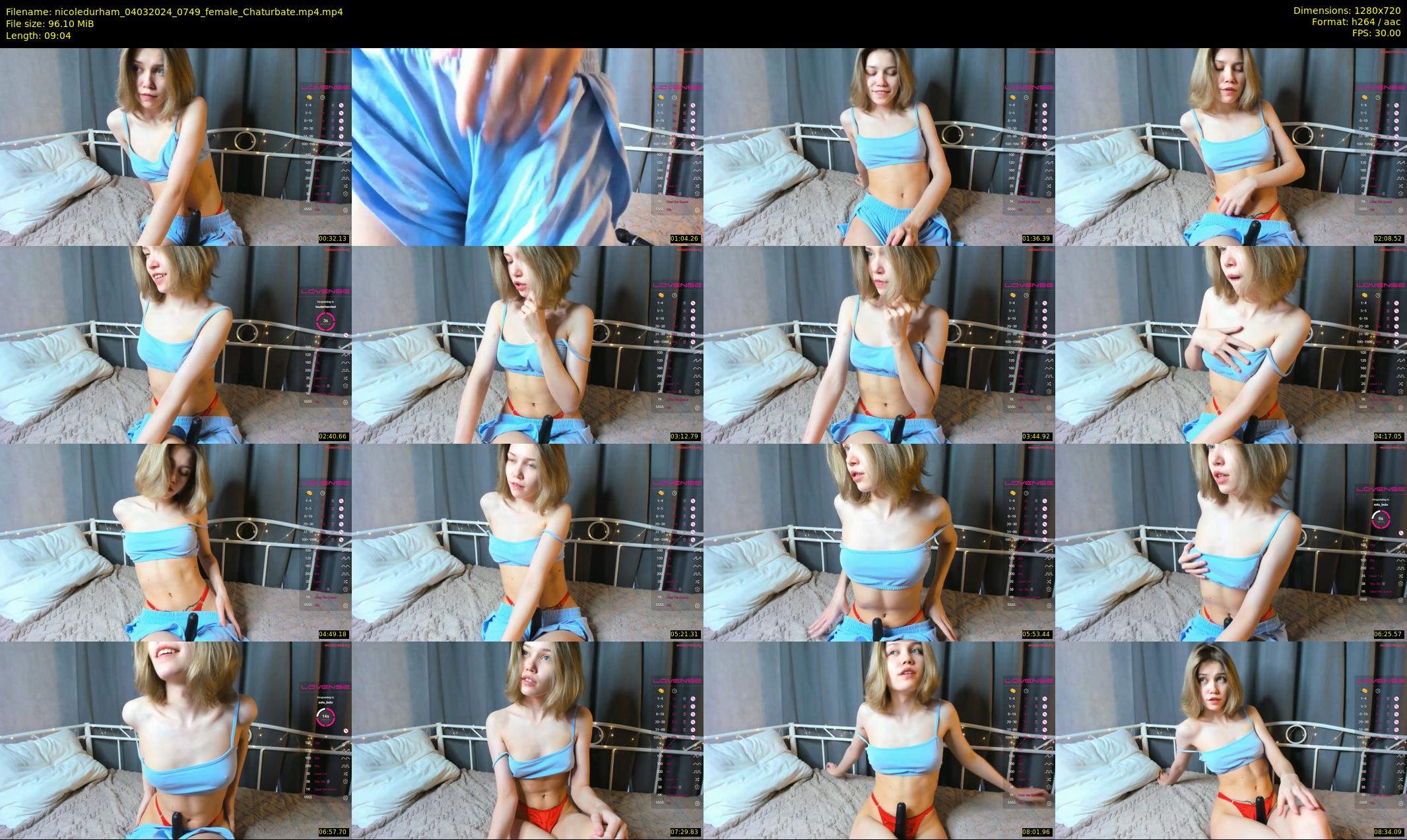 nicoledurham — 10 minute Chaturbate female cam show recording, 720p, Mar 4, 2024