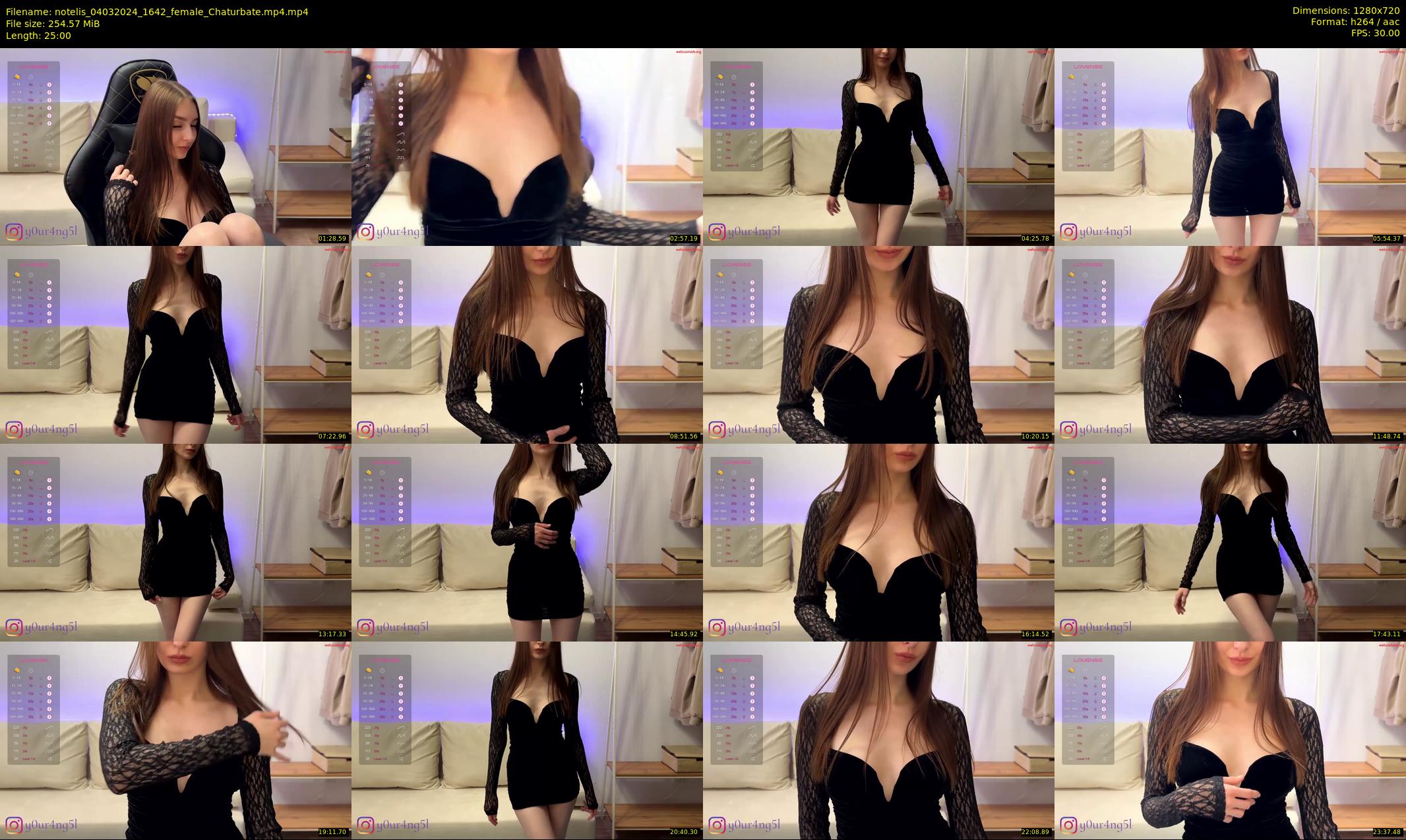 notelis — 25 minute Chaturbate female cam show recording, 720p, Mar 4, 2024