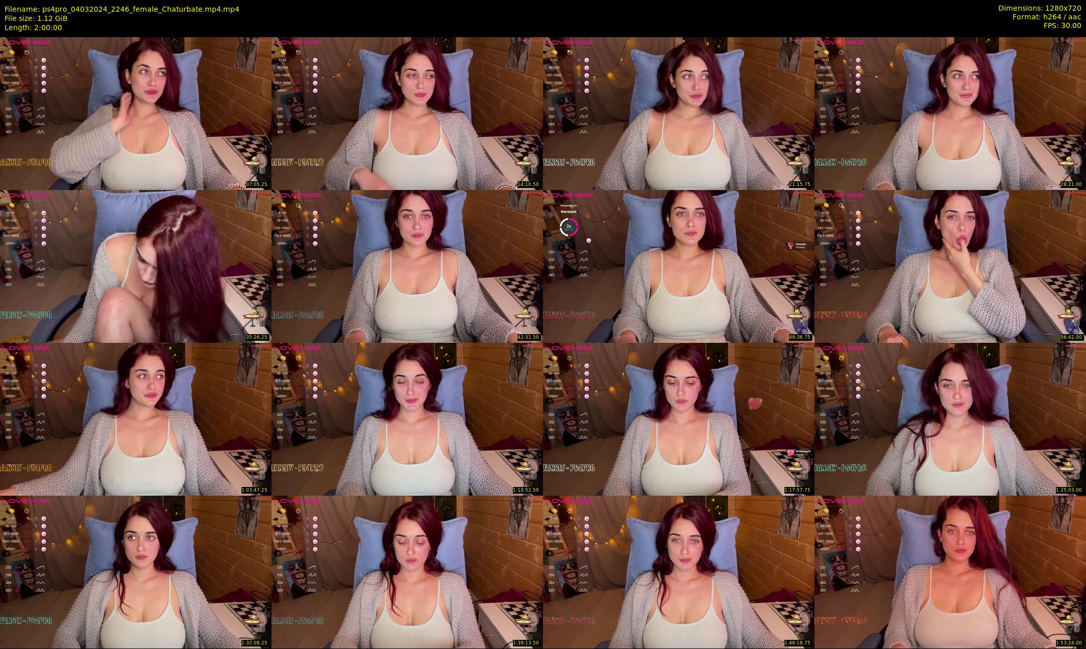 ps4pro — 120 minute Chaturbate female cam show recording, 720p, Mar 4, 2024