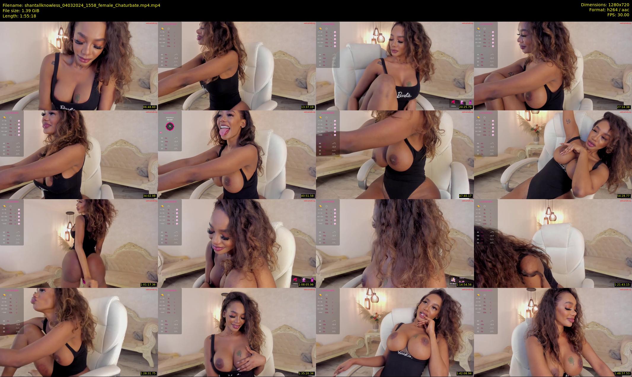 shantallknowless — 116 minute Chaturbate female cam show recording, 720p, Mar 4, 2024