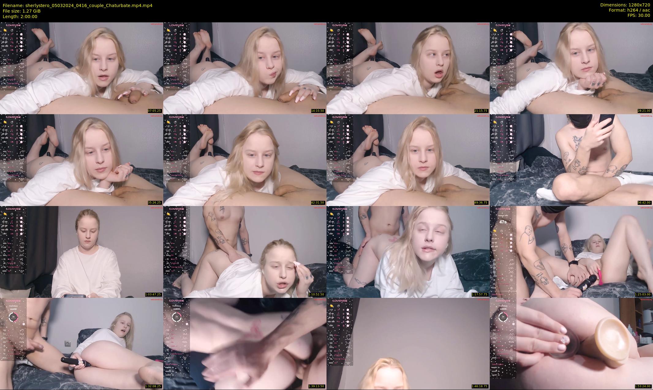 sherlystero — 120 minute Chaturbate couple cam show recording, 720p, Mar 5, 2024
