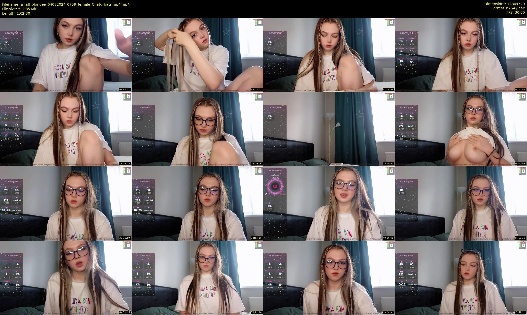 small_blondee — 63 minute Chaturbate female cam show recording, 720p, Mar 4, 2024