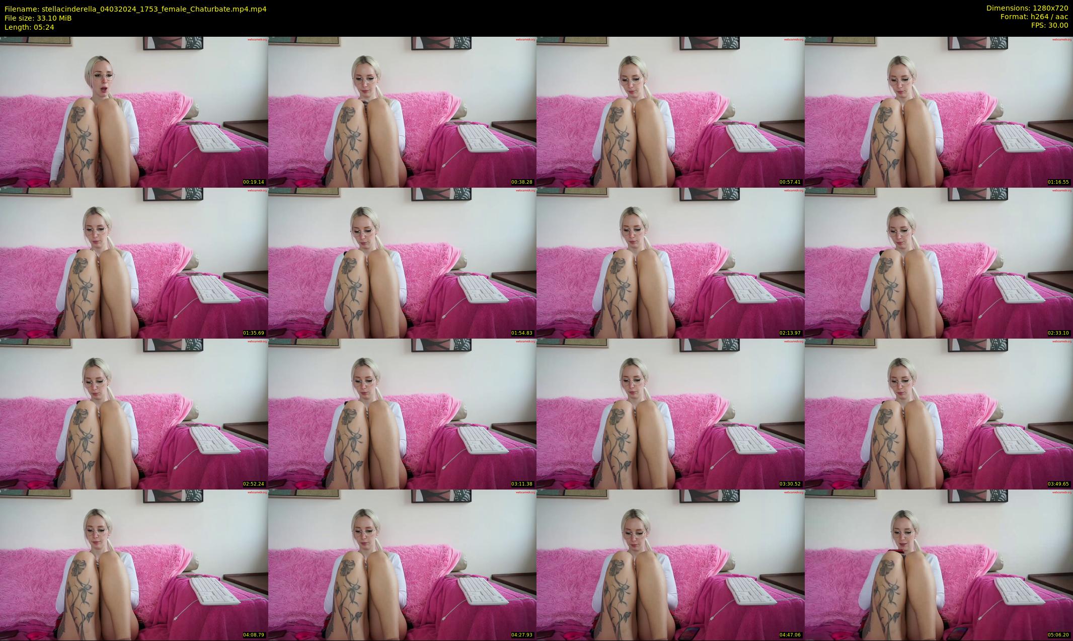 stellacinderella — 6 minute Chaturbate female cam show recording, 720p, Mar 4, 2024