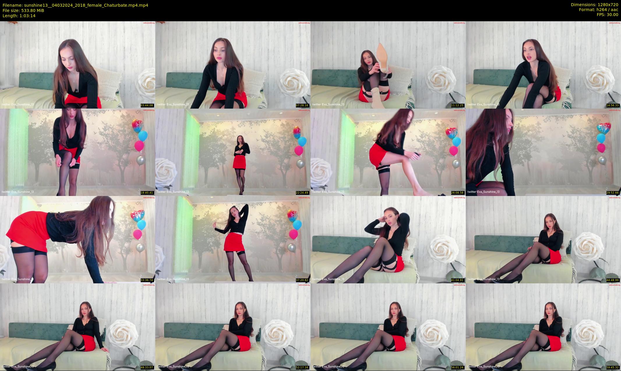 sunshine13_ — 64 minute Chaturbate female cam show recording, 720p, Mar 4, 2024