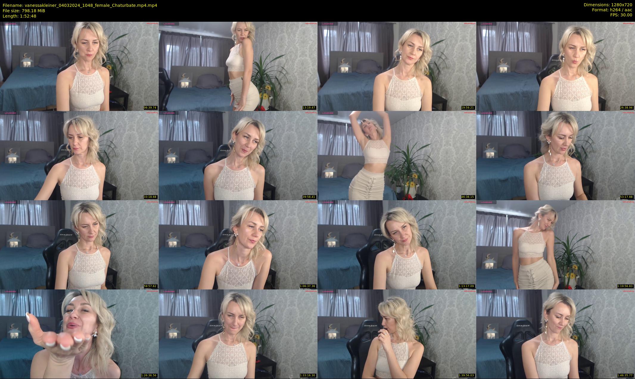 vanessakleiner — 113 minute Chaturbate female cam show recording, 720p, Mar 4, 2024