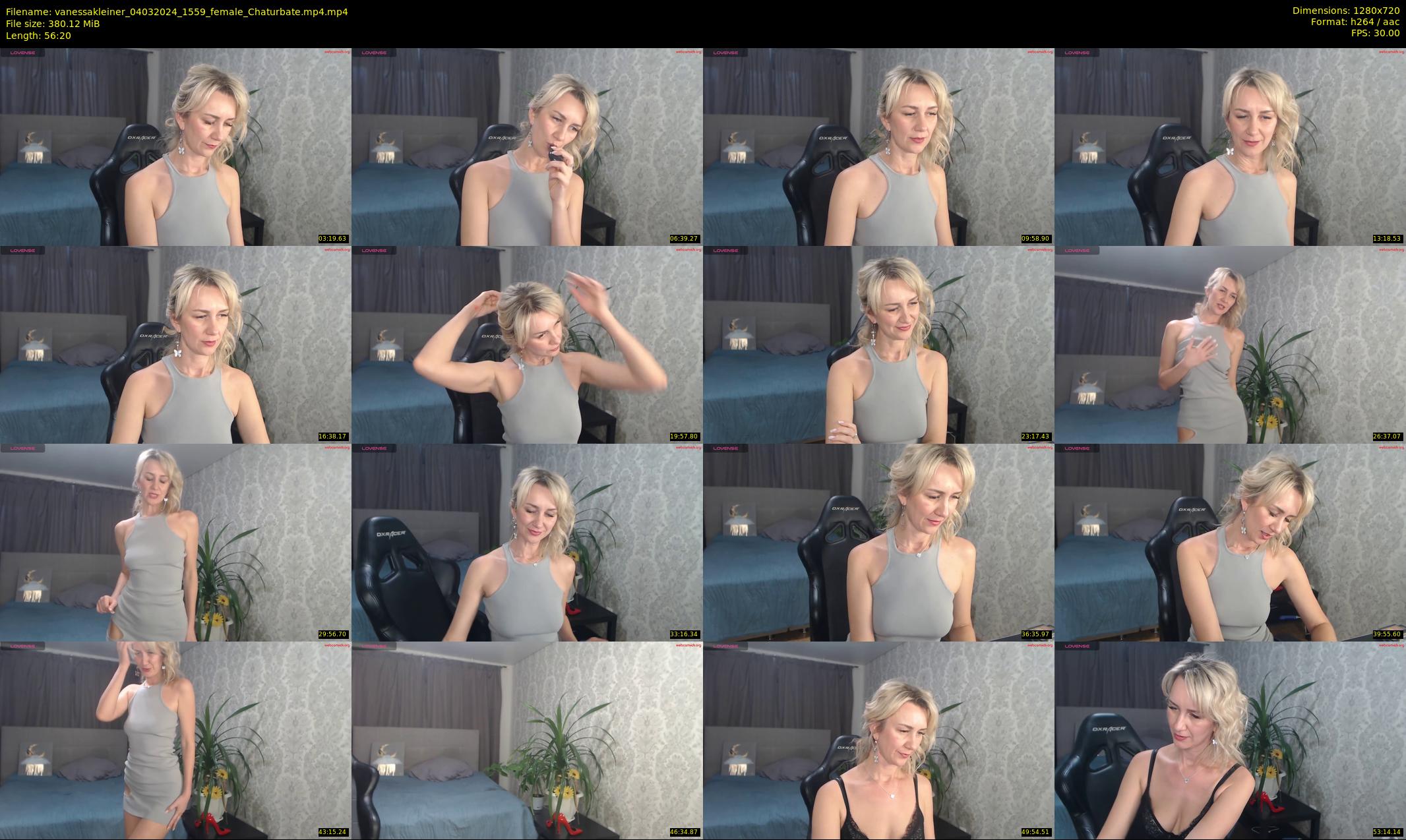 vanessakleiner — 57 minute Chaturbate female cam show recording, 720p, Mar 4, 2024